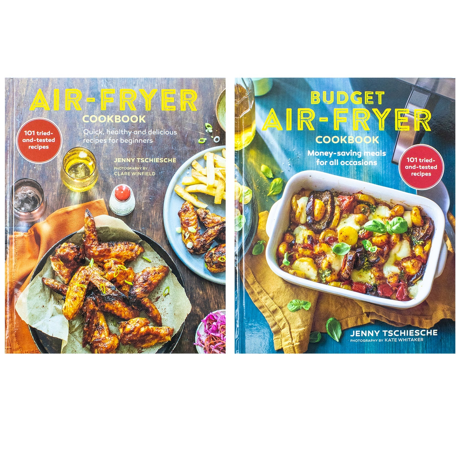 Air-Fryer Cookbook and Budget Air-Fryer Cookbook Collection 2 Books Set by Jenny Tschiesche