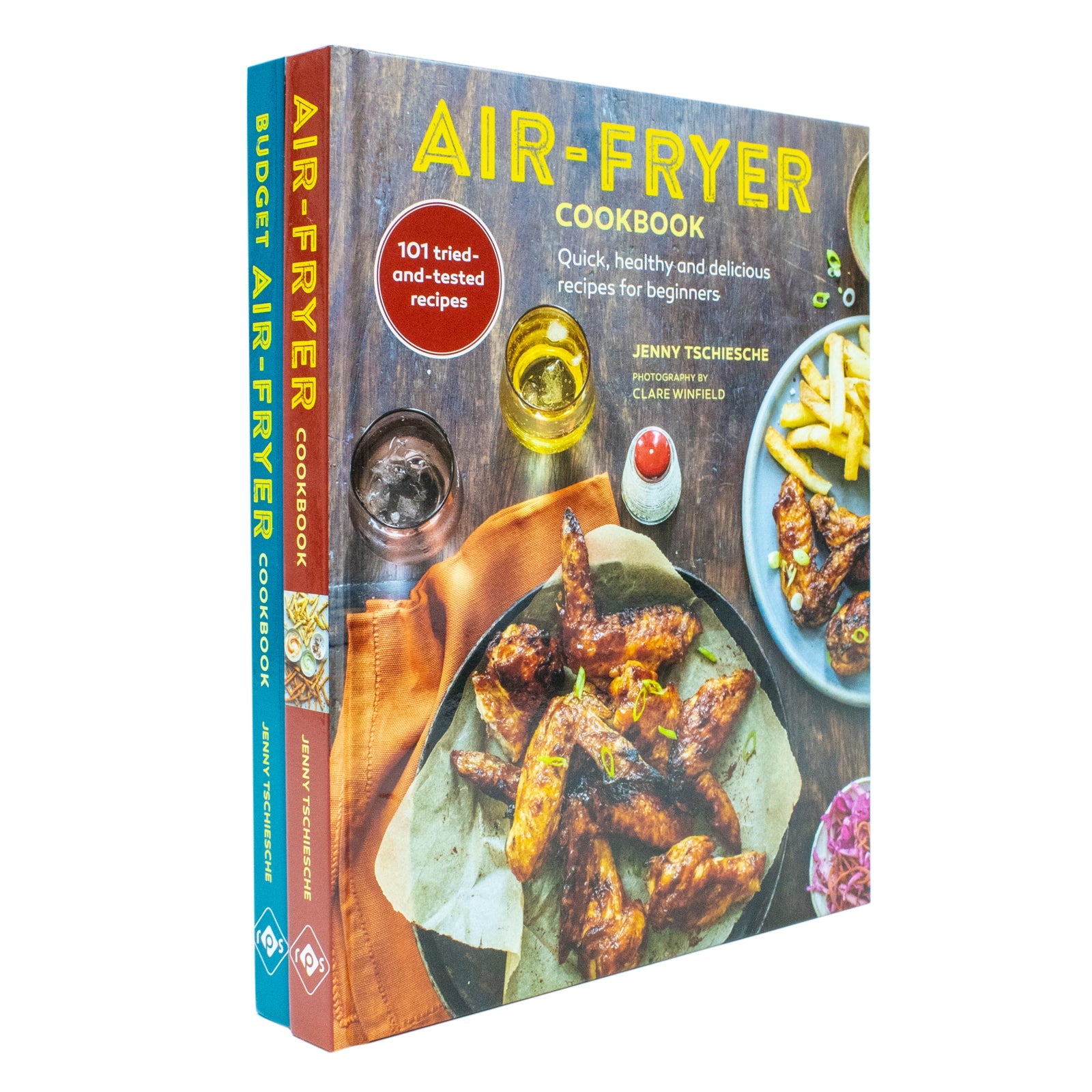 Air-Fryer Cookbook and Budget Air-Fryer Cookbook Collection 2 Books Set by Jenny Tschiesche