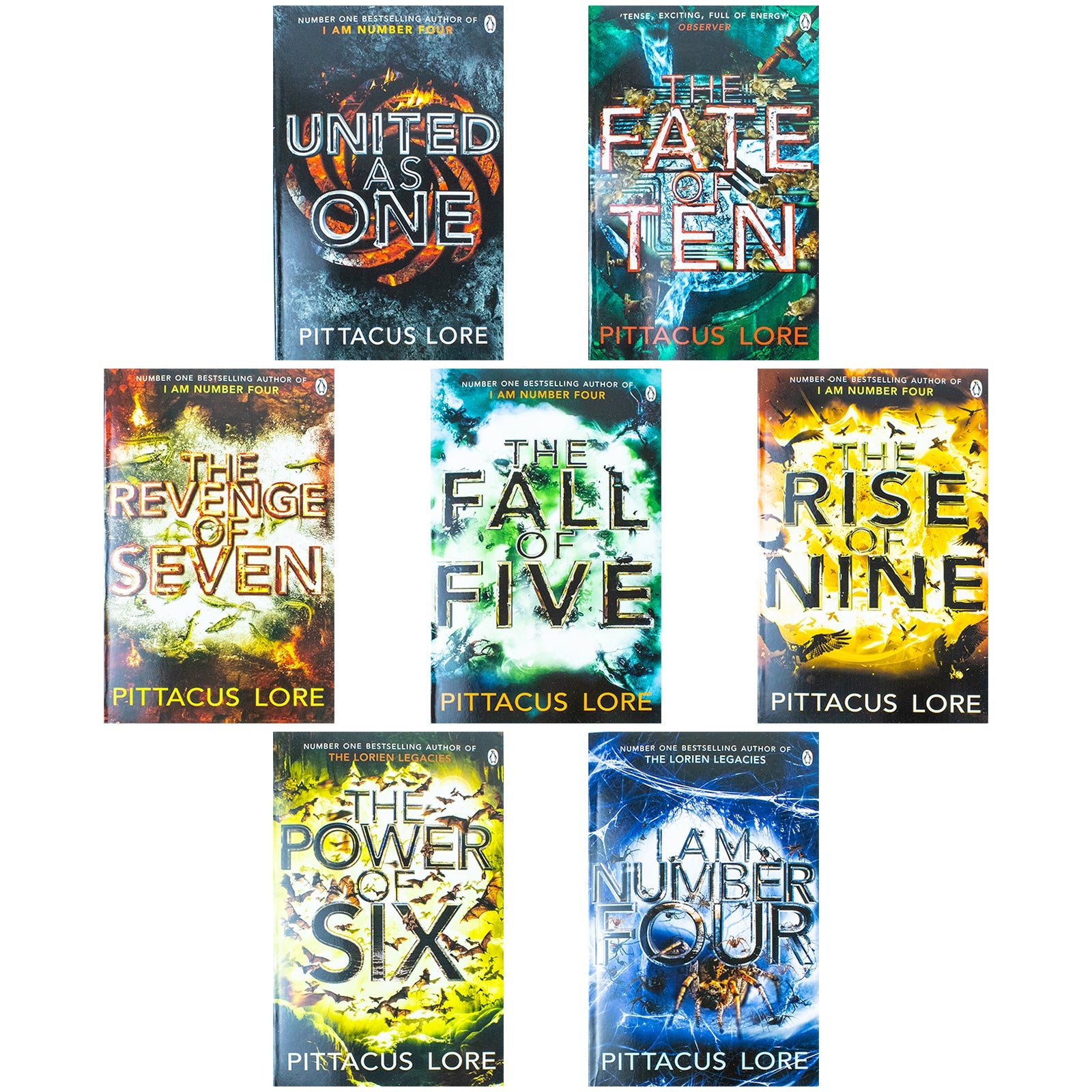 The Lorien Legacies Series By Pittacus Lore 7 Books Collection Set