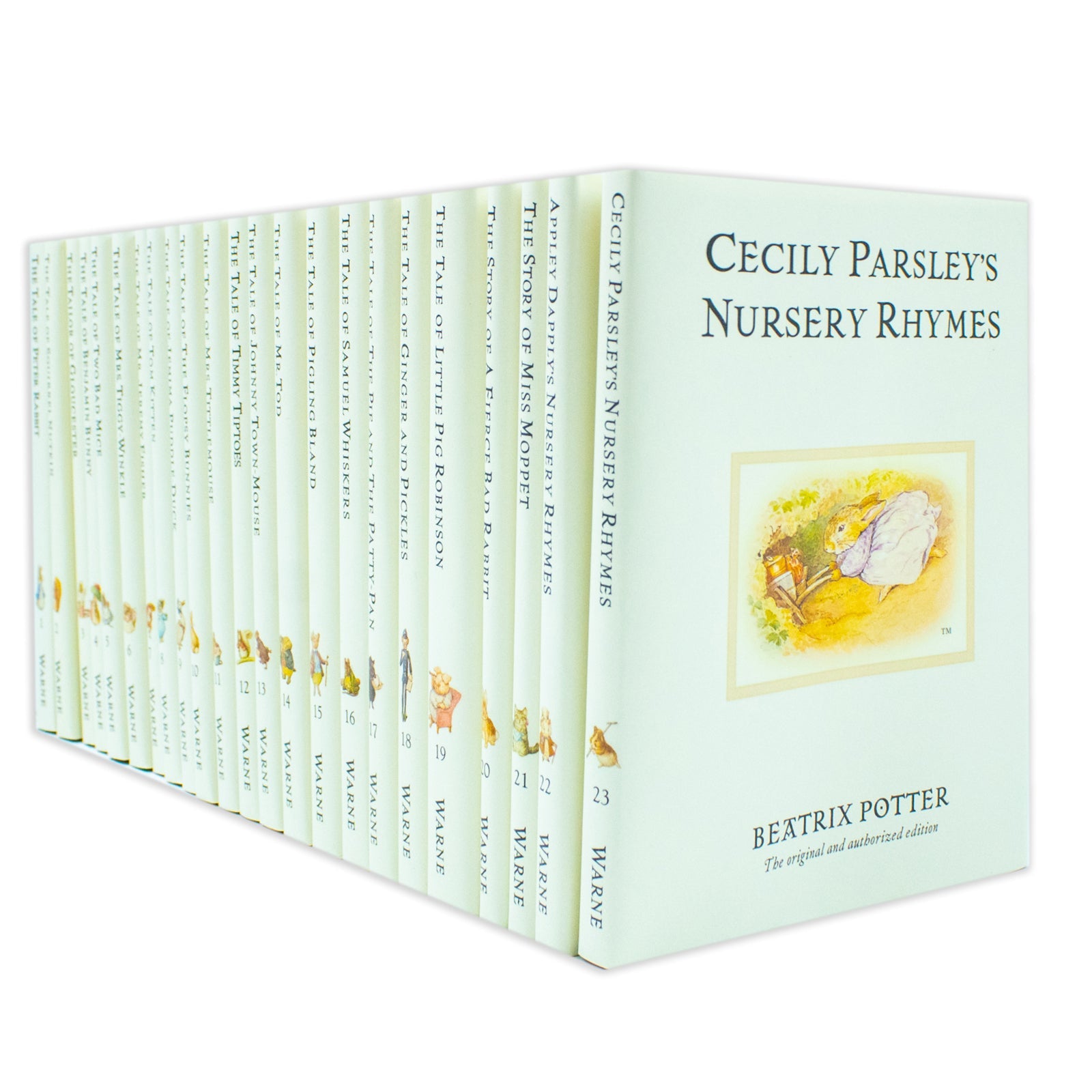 Peter Rabbit by Beatrix Potter 23 Books Box Set - Hardback illustrated Collection for Ages 3-6  Bedtime Nursery Stories Christening Gift