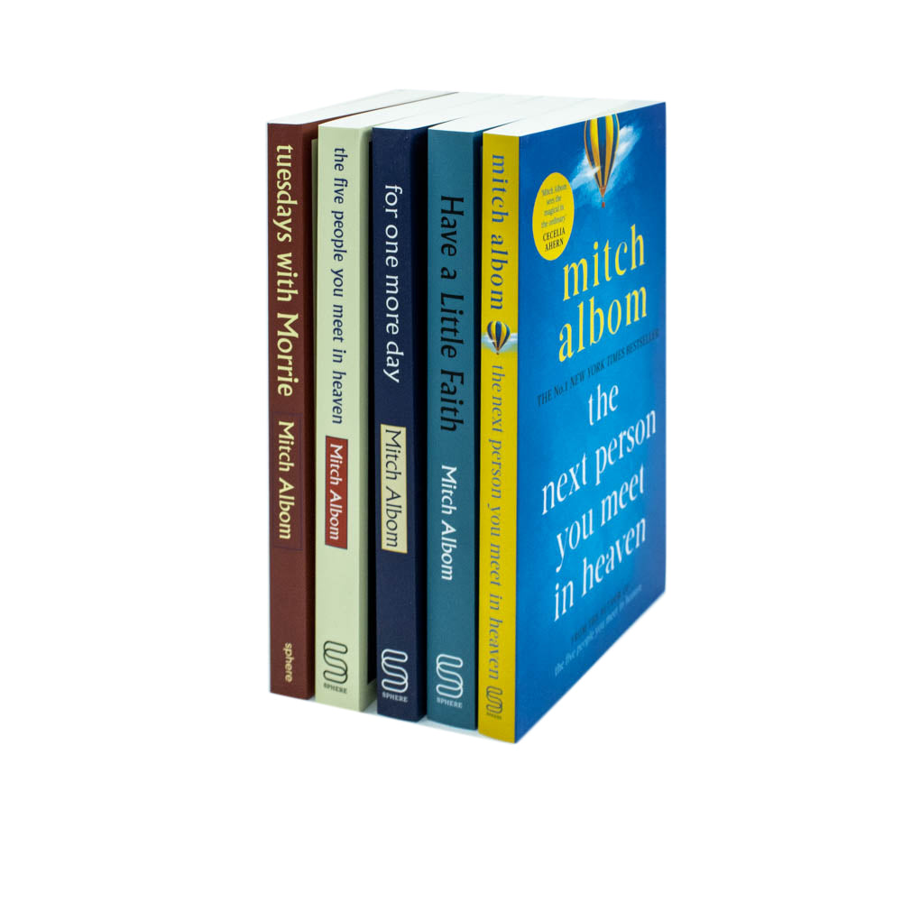 Mitch Albom 5 Book Collection Box Set | Bestselling Fiction & Memoirs on Life, Love, Friendship, Death & Inspiration | Emotional & Touching Reads