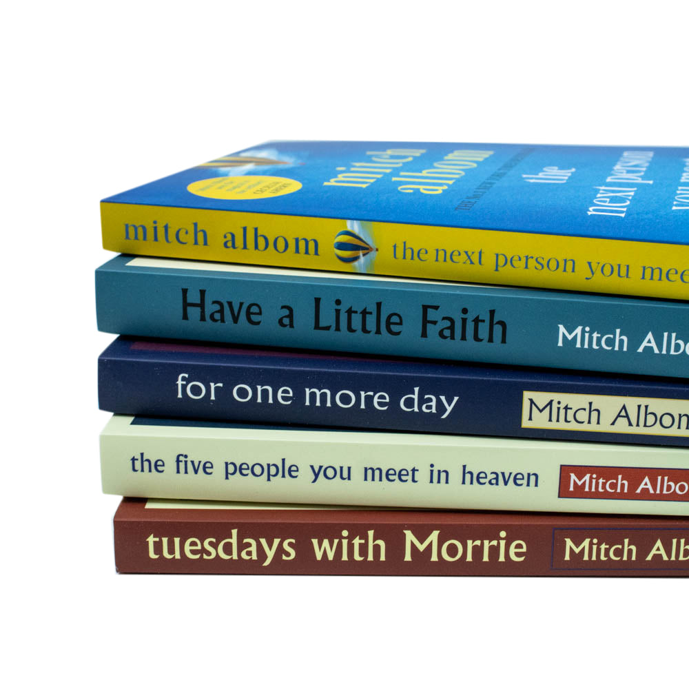 Mitch Albom 5 Book Collection Box Set | Bestselling Fiction & Memoirs on Life, Love, Friendship, Death & Inspiration | Emotional & Touching Reads