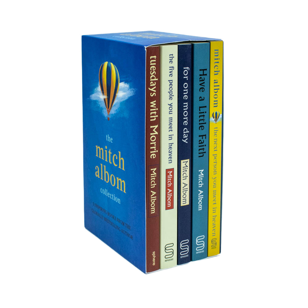 Mitch Albom 5 Book Collection Box Set | Bestselling Fiction & Memoirs on Life, Love, Friendship, Death & Inspiration | Emotional & Touching Reads