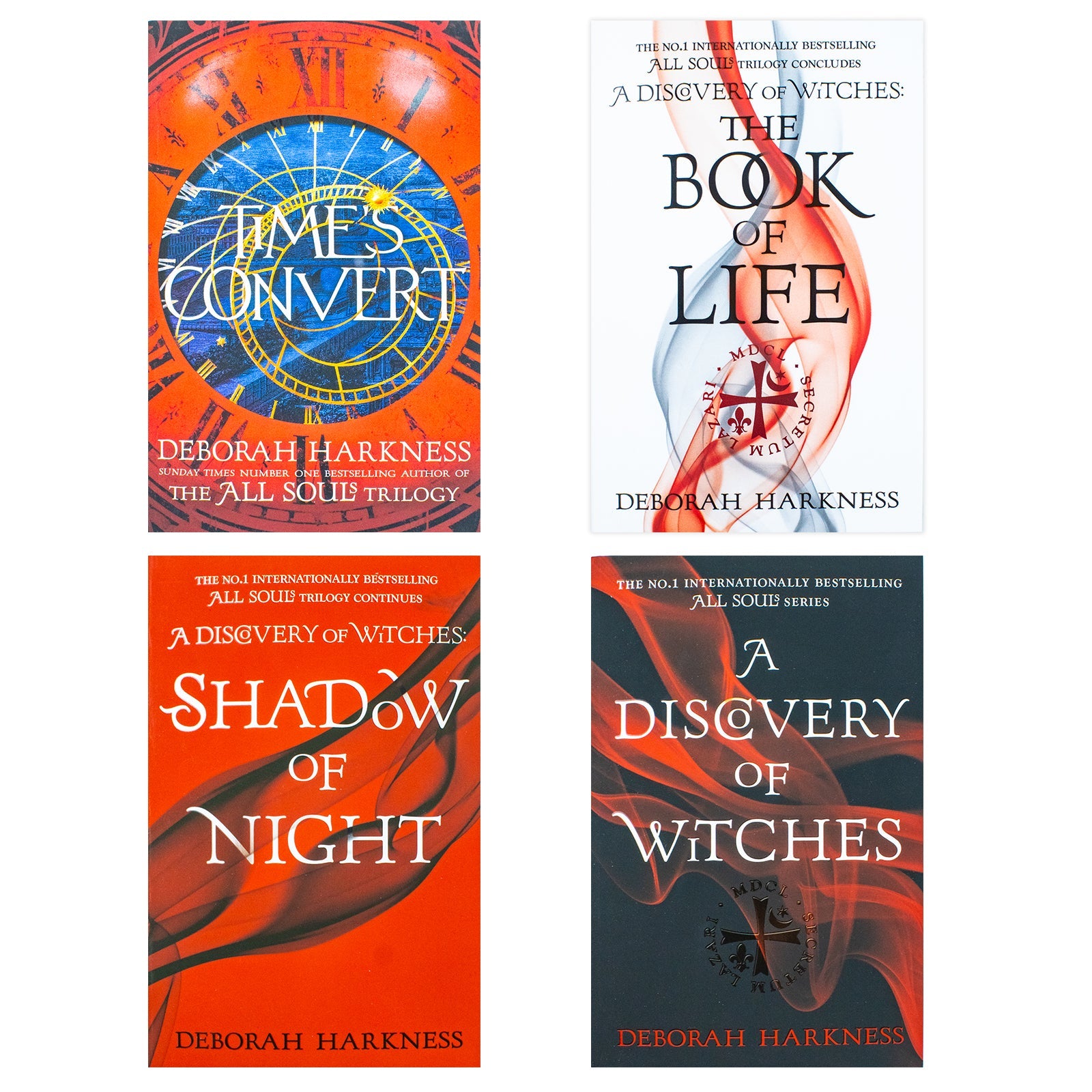 Explore the All Souls 4 Book Set by Deborah Harkness Paperback Set of Witches, Magic, and Romance for Enthusiastic Readers  historical, supernatural