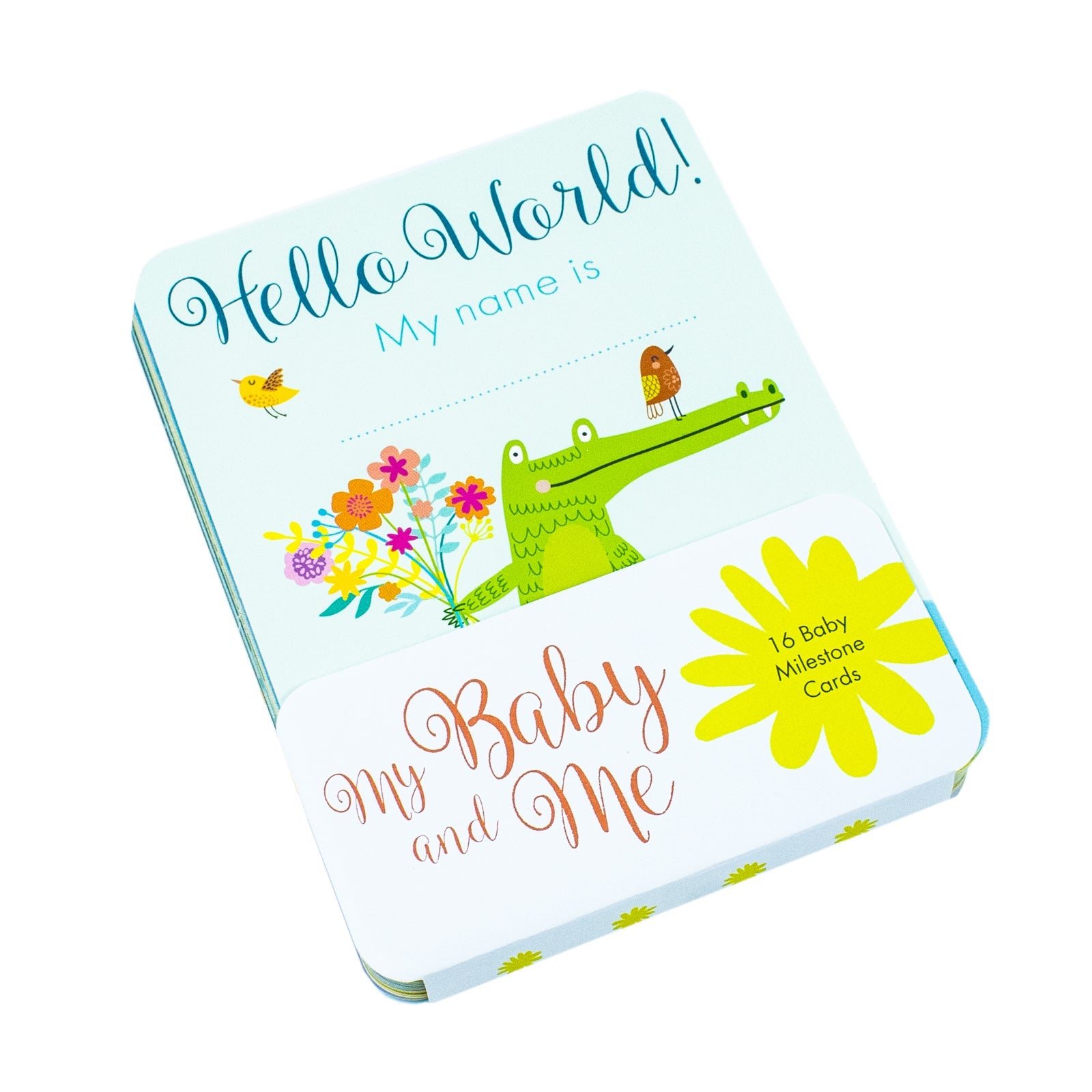 My Baby and Me 3 Books Baby Album Gift Box Set With 16 Milestone Cards