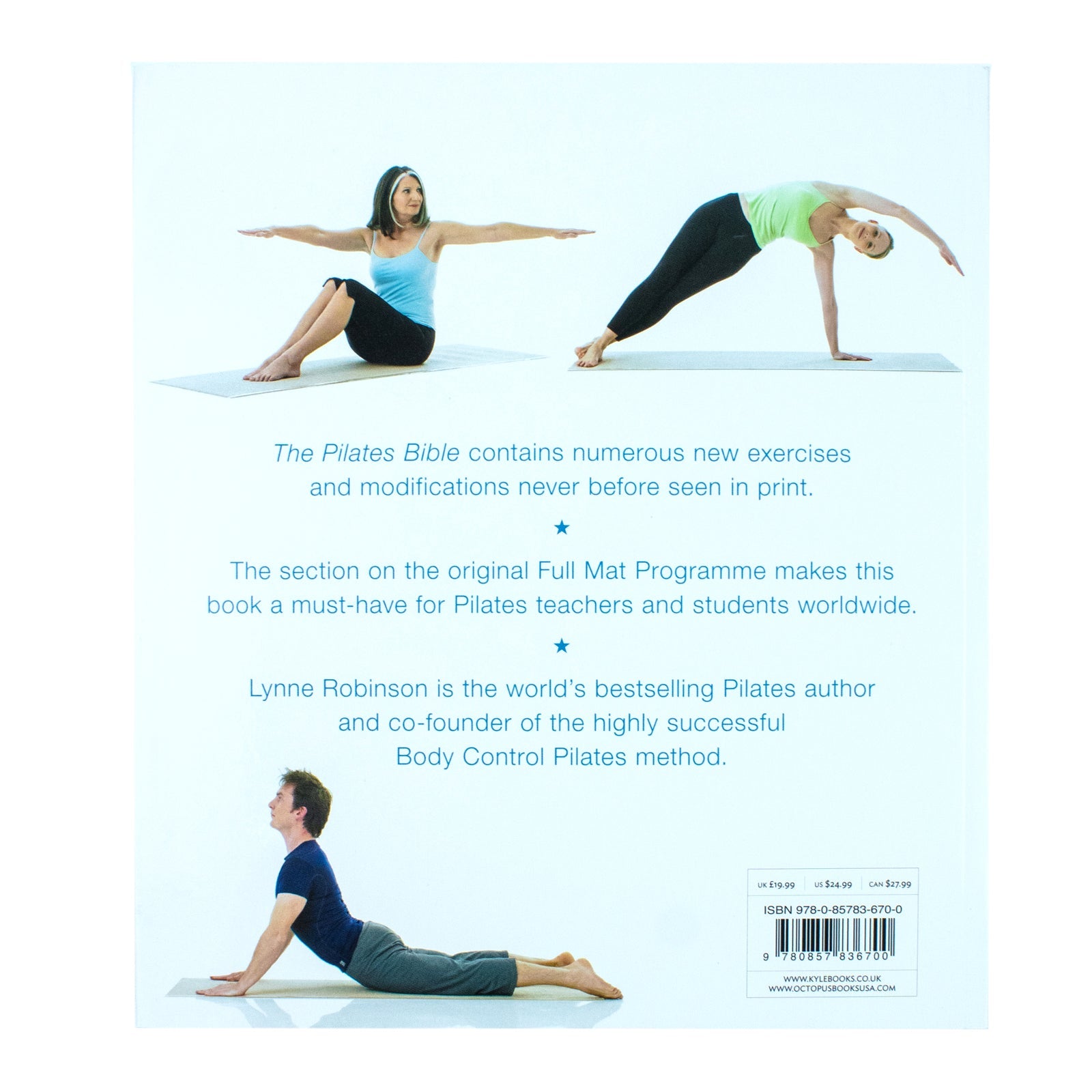 The Pilates Bible paperback Book by Lynne Robinson & Lisa Bradshaw: The Ultimate Guide to Pilates, Fitness, Core Strength, Flexibility & Wellness