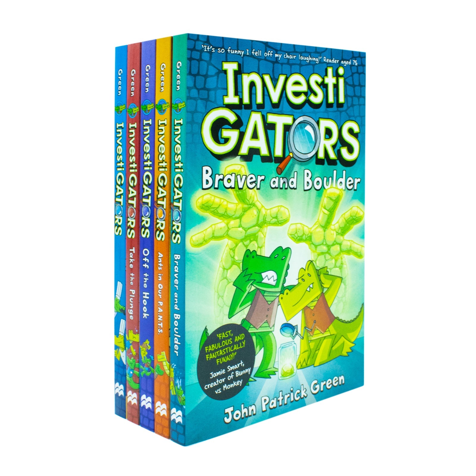 InvestiGators Series – 5-Book Hardback Collection | Fun & Adventure for Kids 8+ | Humorous Mystery Stories with Animals, Exploration & Science