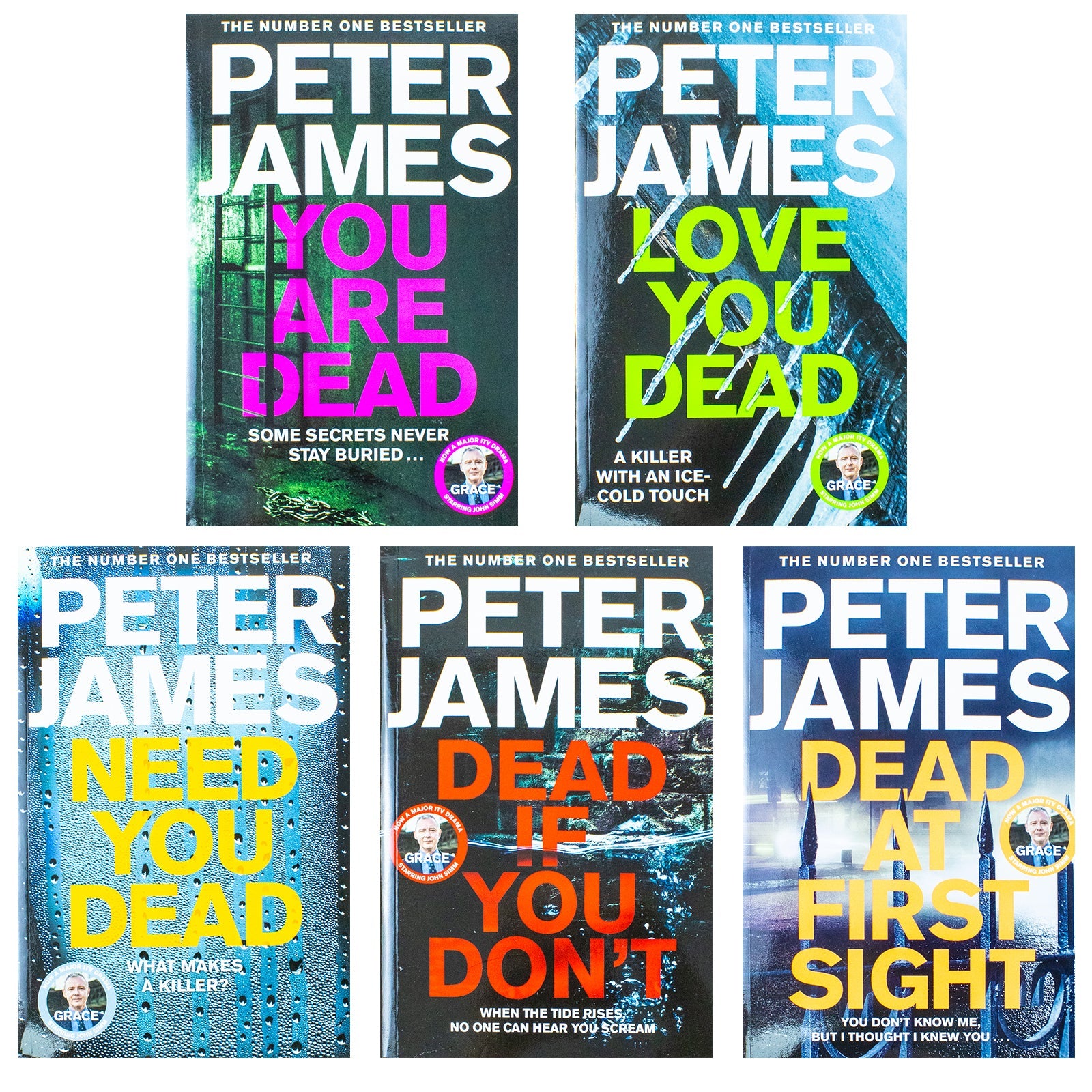 Roy Grace Series Book 11-15 Collection 5 Books Set By Peter James(Set 3) (You Are Dead, Love You Dead, Need You Dead, Dead If You Don't & Dead at First Sight)