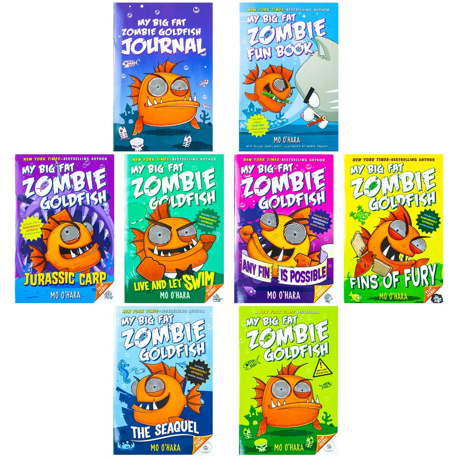 My Big Fat Zombie Goldfish Boxed Set 8 Books Collection by Mo O'Hara