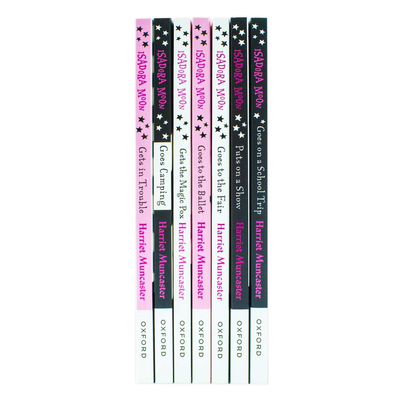 Harriet Muncaster Isadora Moon 7 Books New Series ( Goes on a School Trip, Puts on a  Show, Gets The Magic Pox, Goes Camping & More!)