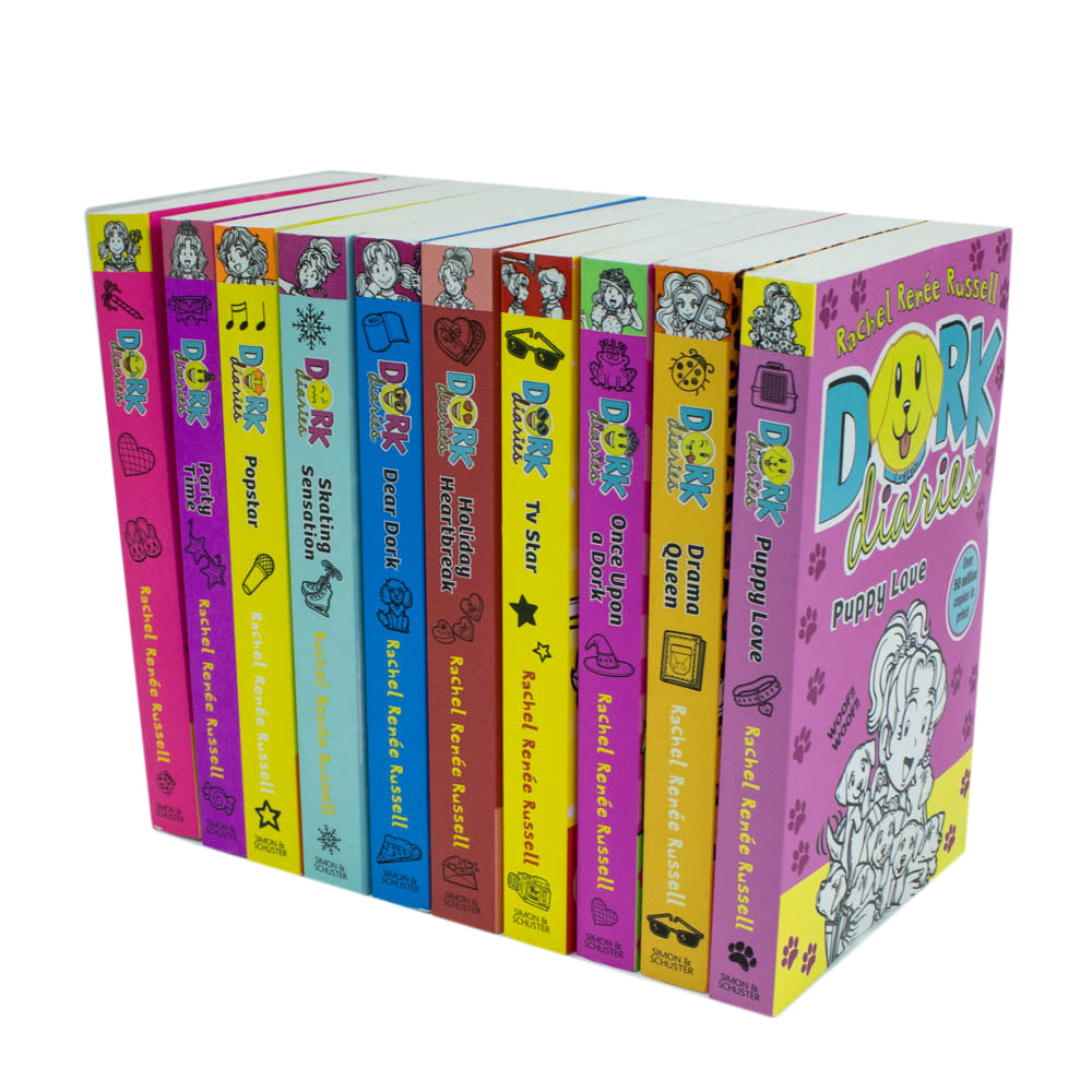 Dork Diaries Series Rachel Renee Russells Collection 10 Books Pack Set