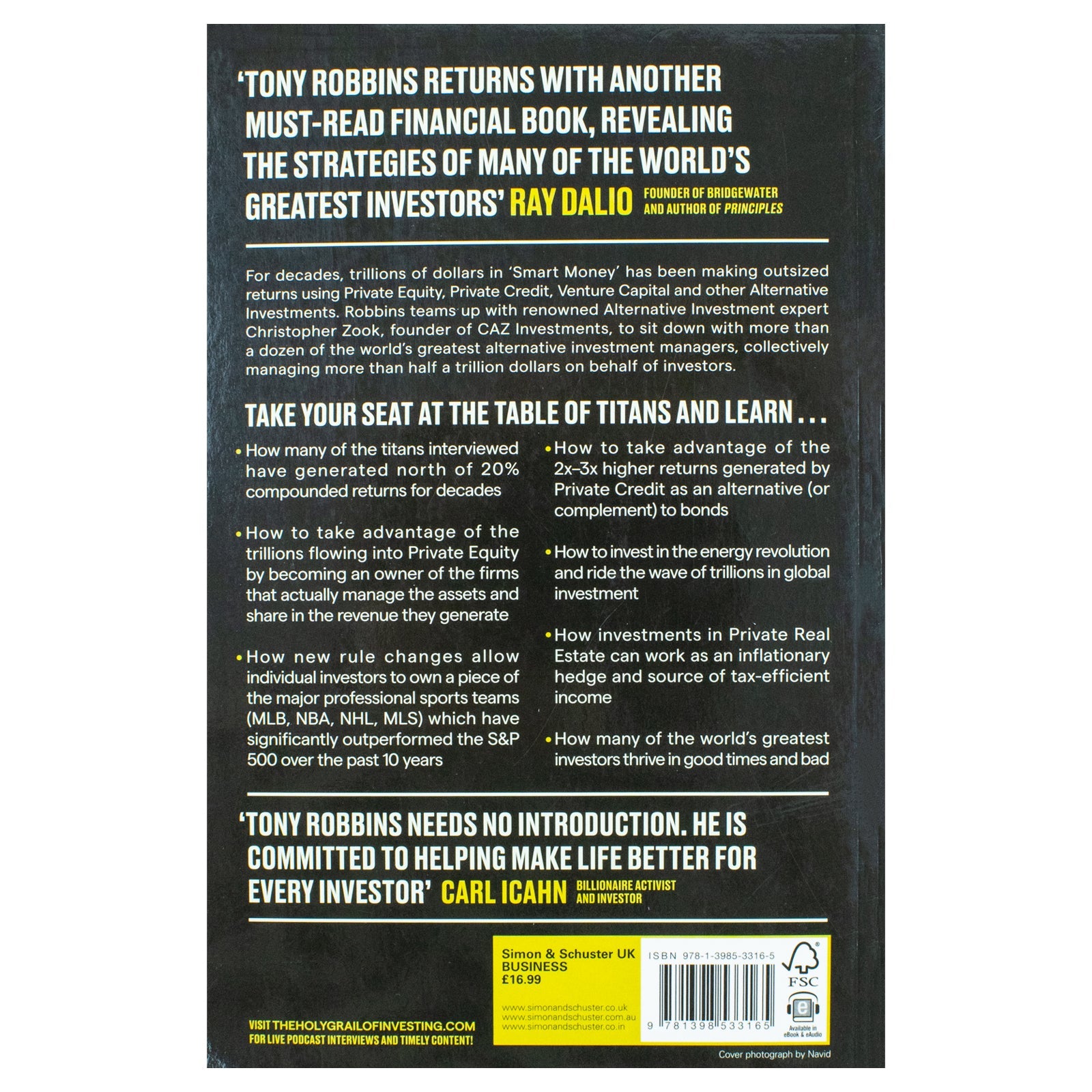 The Holy Grail of Investing: The World's Greatest Investors Reveal Their Ultimate Strategies for Financial Freedom By Tony Robbins