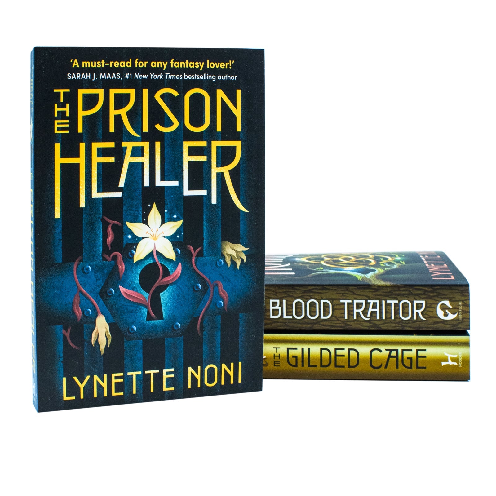 The Prison Healer Series 3 Books Collection Set By Lynette Noni (The Prison Healer, The Gilded Cage, The Blood Traitor)