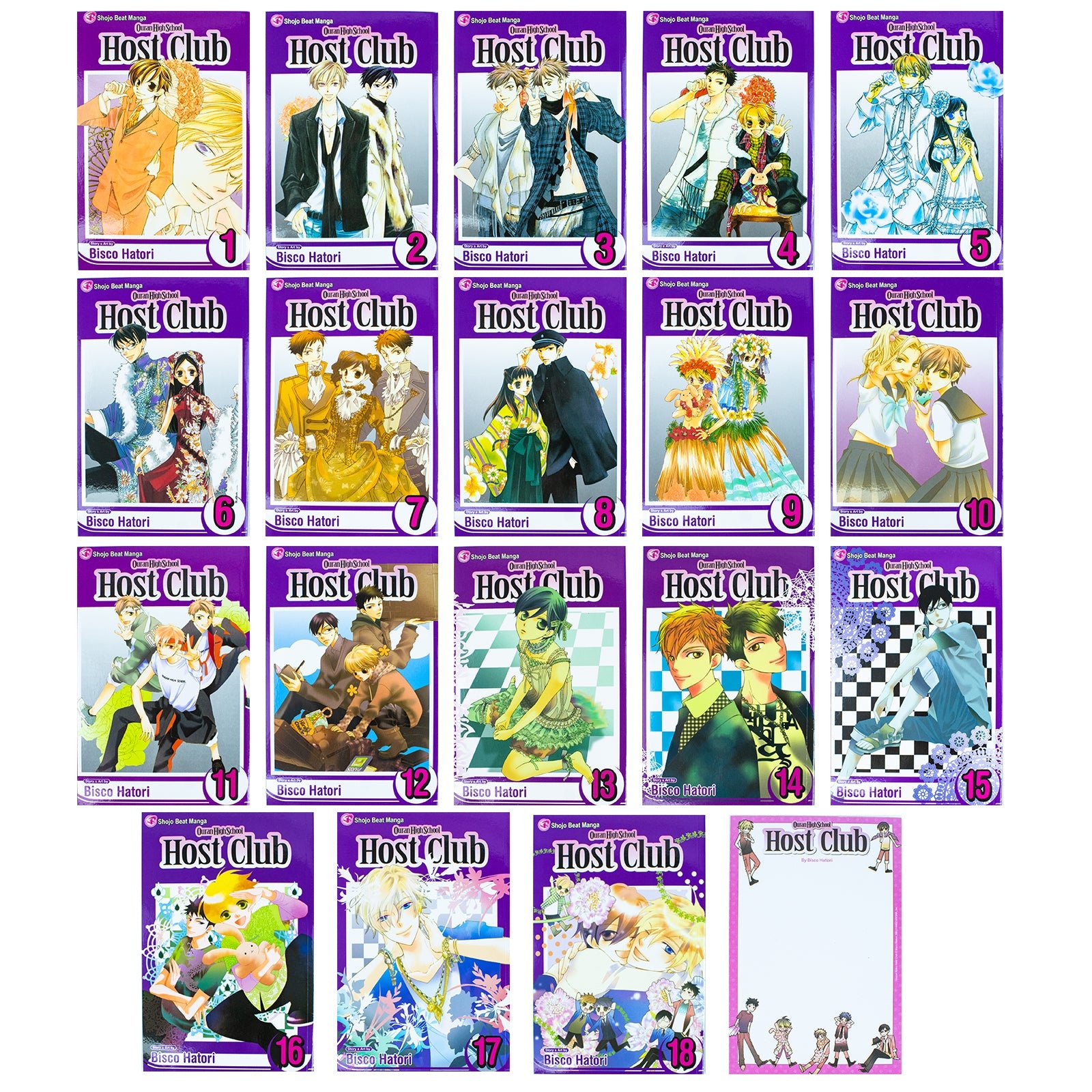 Ouran High School Host Club Box Set by Bisco Hatori 18 Books Collection Set