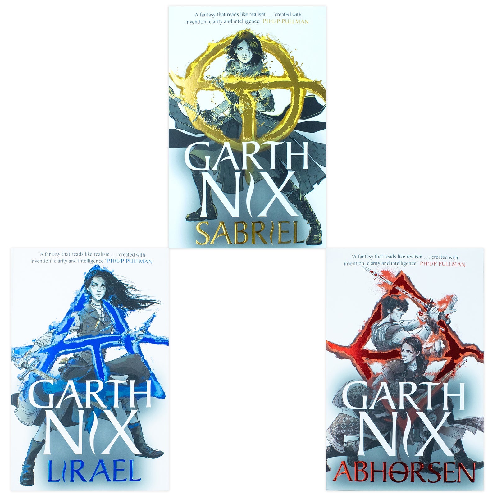 Garth NIX Collection 3 Book Set Sabriel Lirael Abhorsen