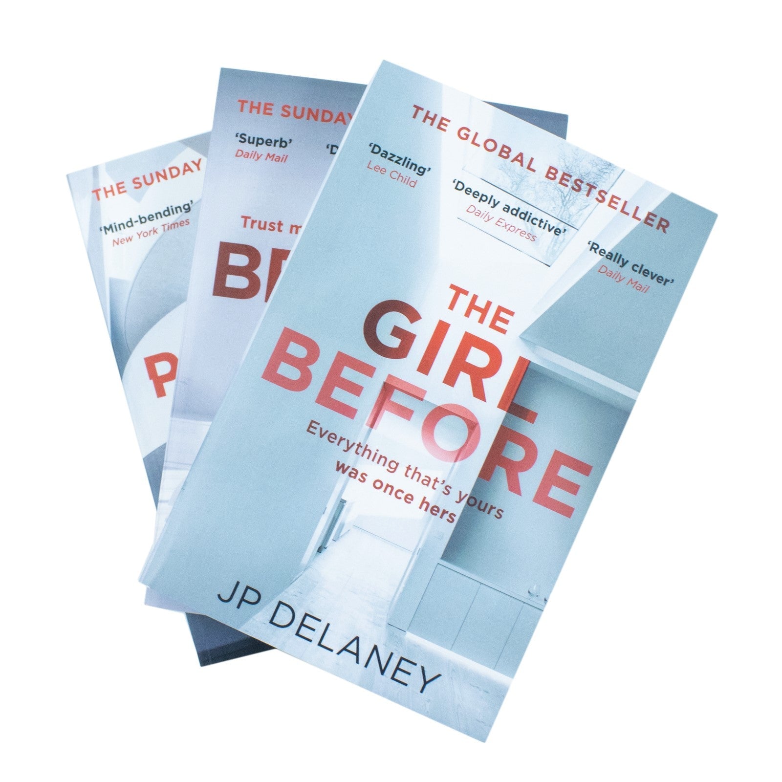 JP Delaney 3 Paperback Books Collection Set: The Girl Before, Believe Me & The Perfect Wife - Thrilling Fiction Novels for Mystery & Suspense Lovers