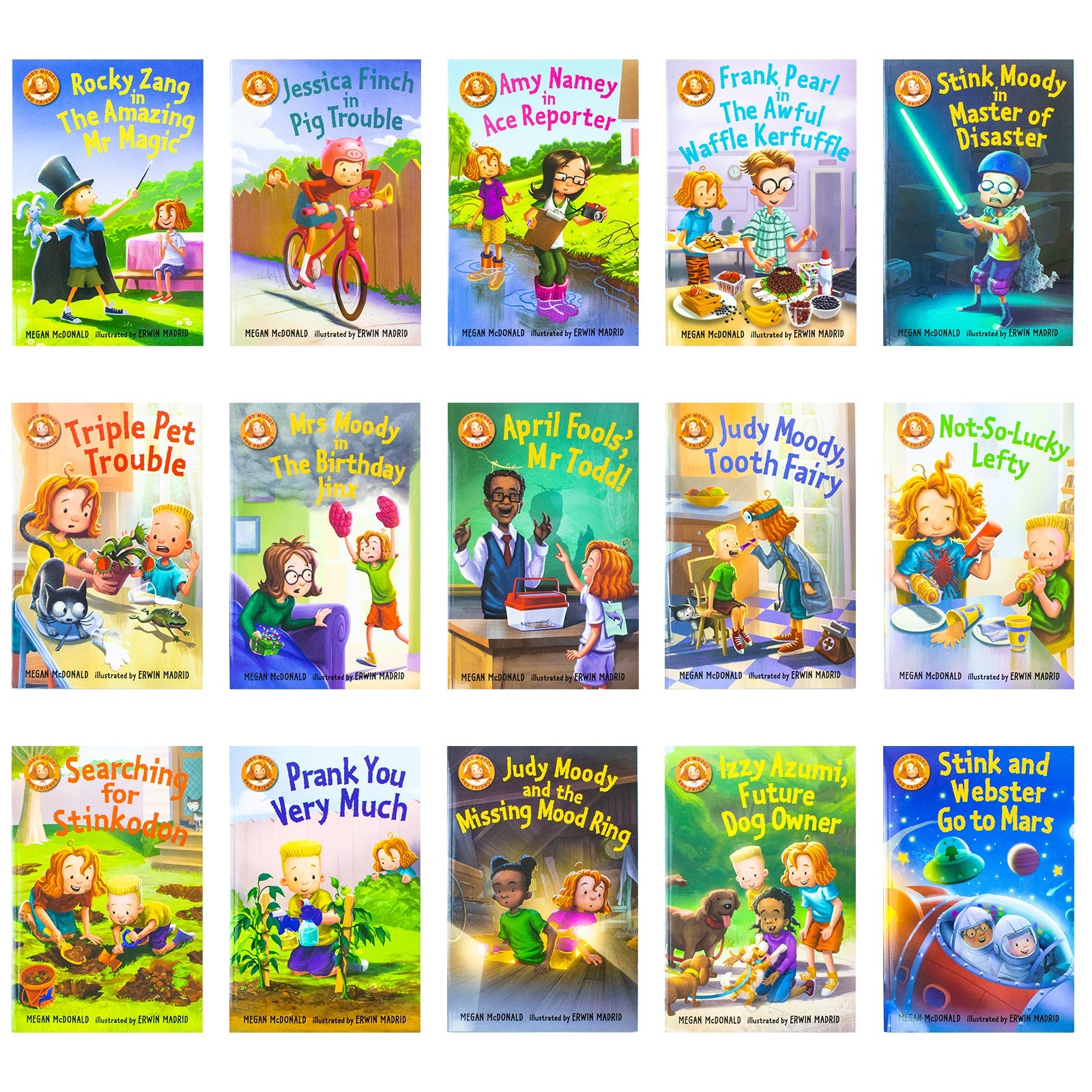 Judy Moody and Friends 15 Books Collection Box Set By Megan McDonald