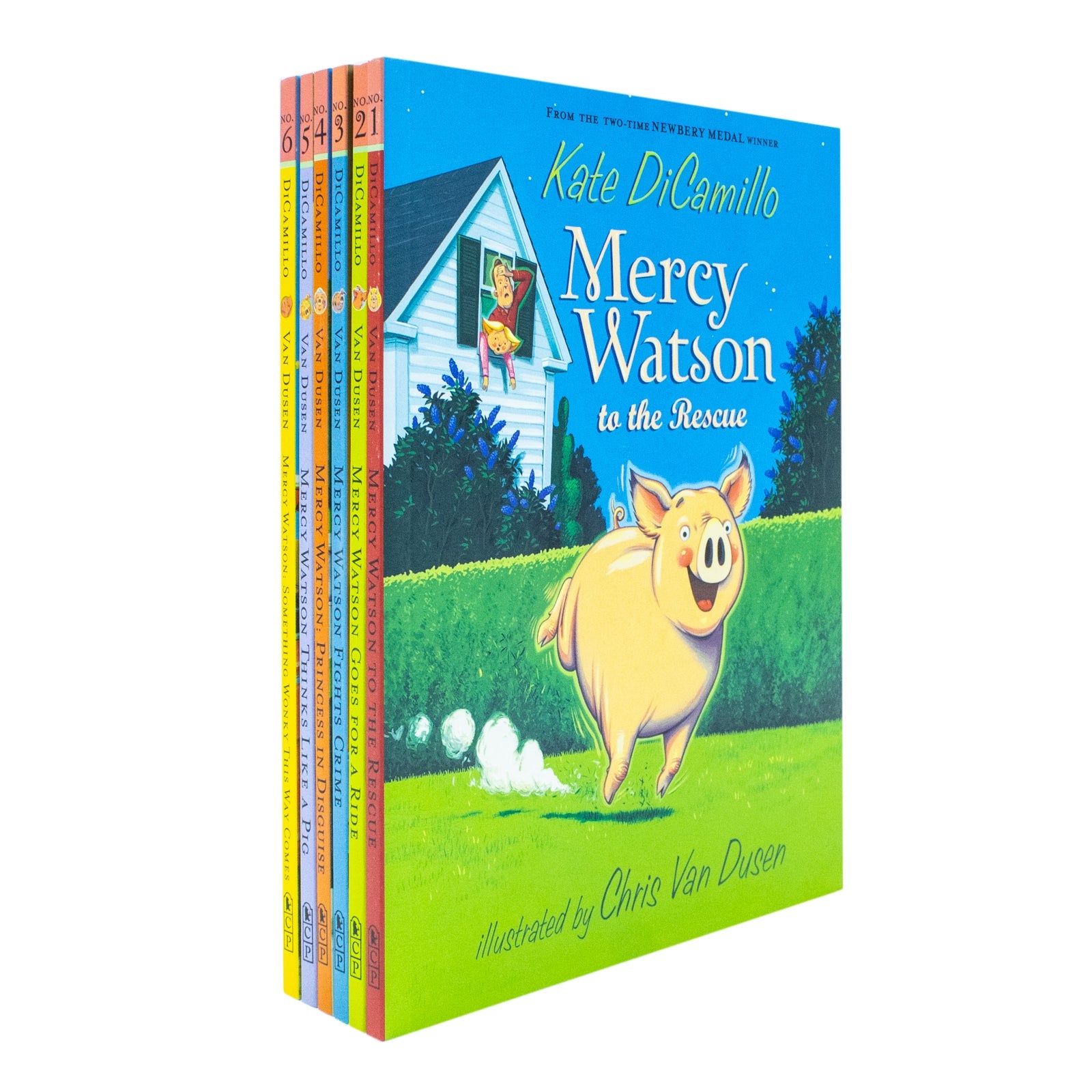 Mercy Watson Series 1-6 Books Collection Set By Kate DiCamillo