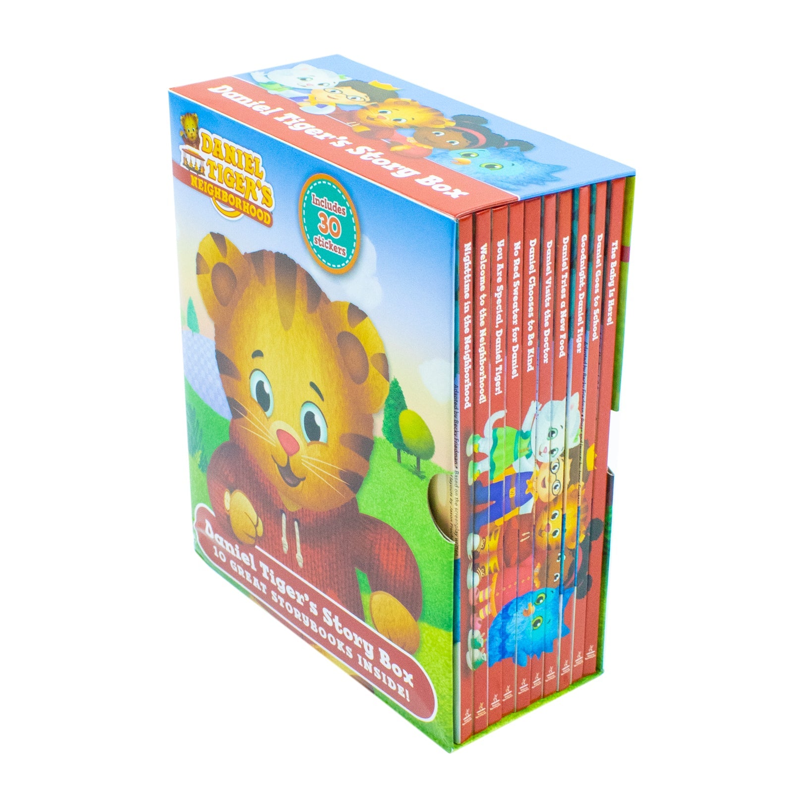 Daniel Tiger's Story Box - 10 Great Storybooks Inside! (Includes 30 Stickers)