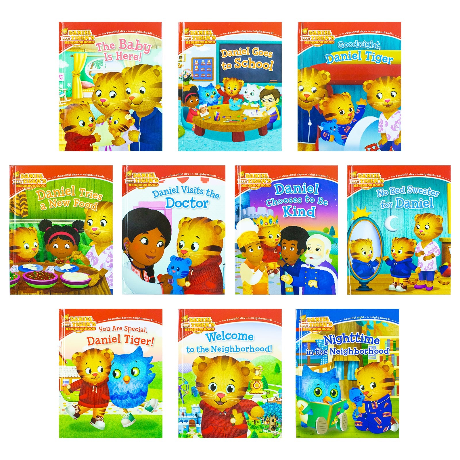 Daniel Tiger's Story Box - 10 Great Storybooks Inside! (Includes 30 Stickers)