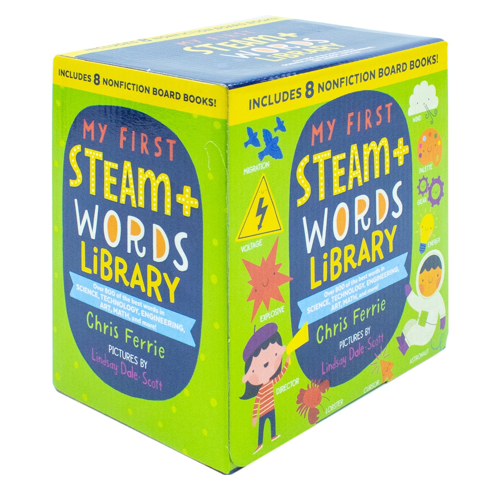 My First STEAM + Words Library 8 Book Collection Boxed Set By Chris Ferrie