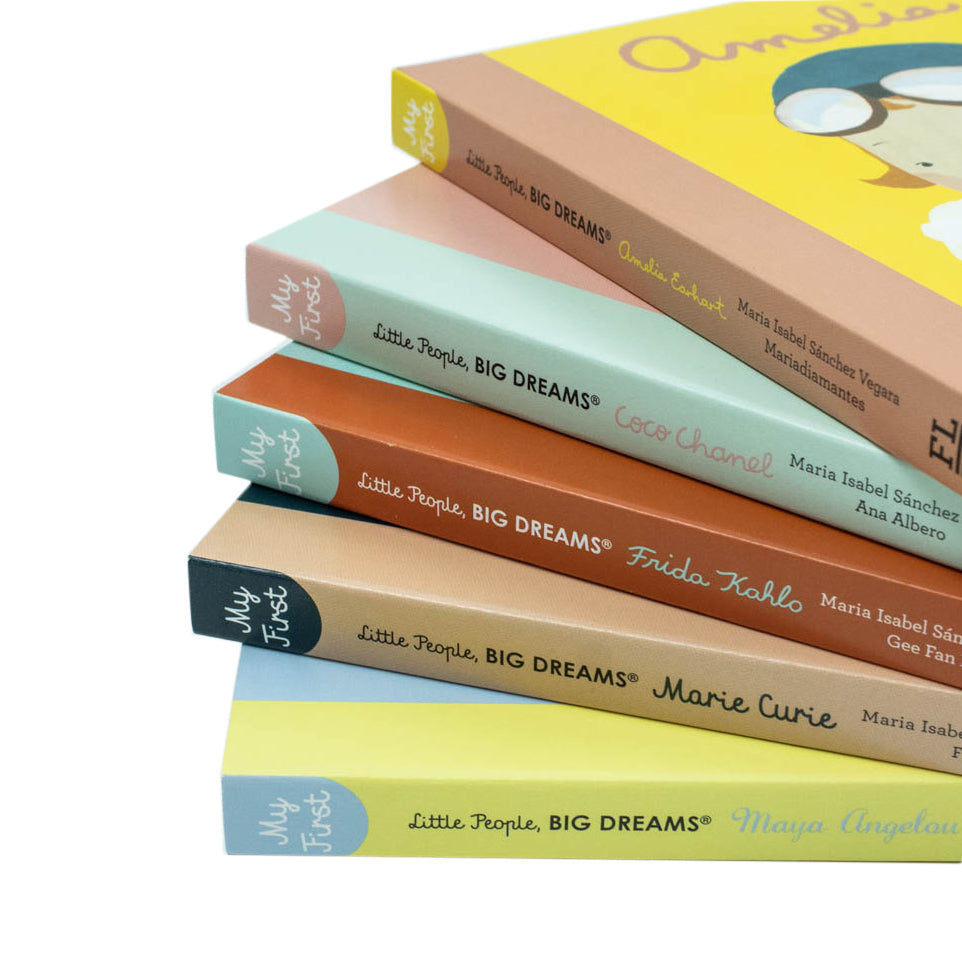 Little People, Big Dreams, 5 Books Set Collection: Coco, Frida, Maya, Amelia - Inspiring Biographies for Young Readers & Education