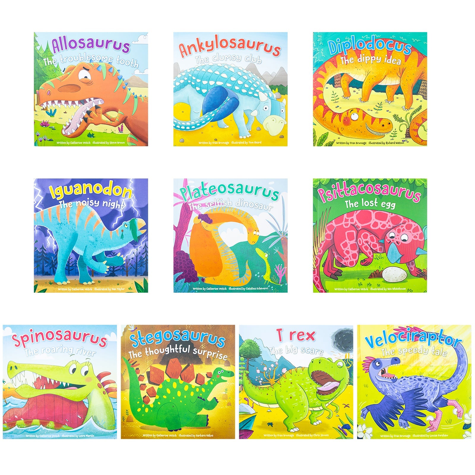 Read With Me Dinosaur Stories Collection 10 Books Boxset