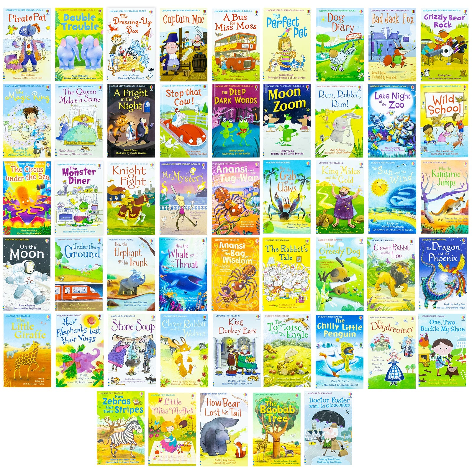 50 Books! Usborne Books My first online reading Library