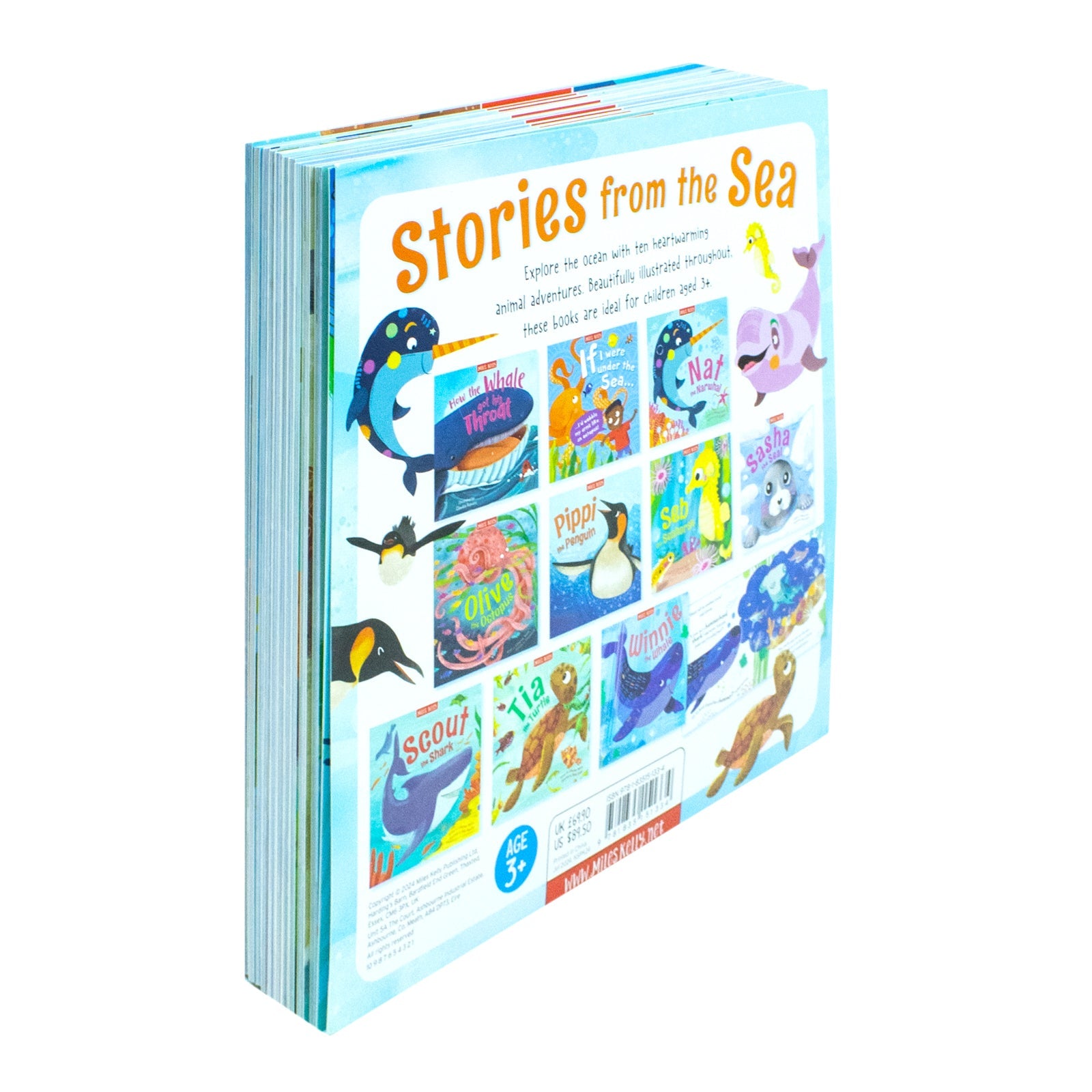 Stories From the Sea 10 Tales of Wild Animals Beneath the Waves Children's Books Collection Set