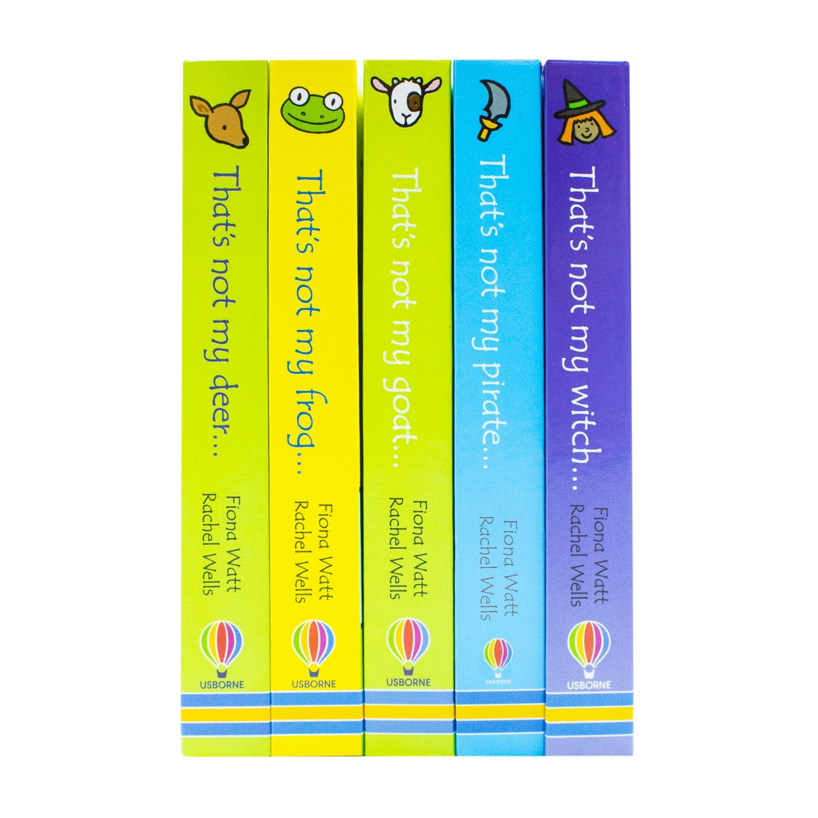 Usborne touchy-feely books That's not my Collection 4, 5 Books Box Set (Witch, Pirate, Goat, Frog, Deer)