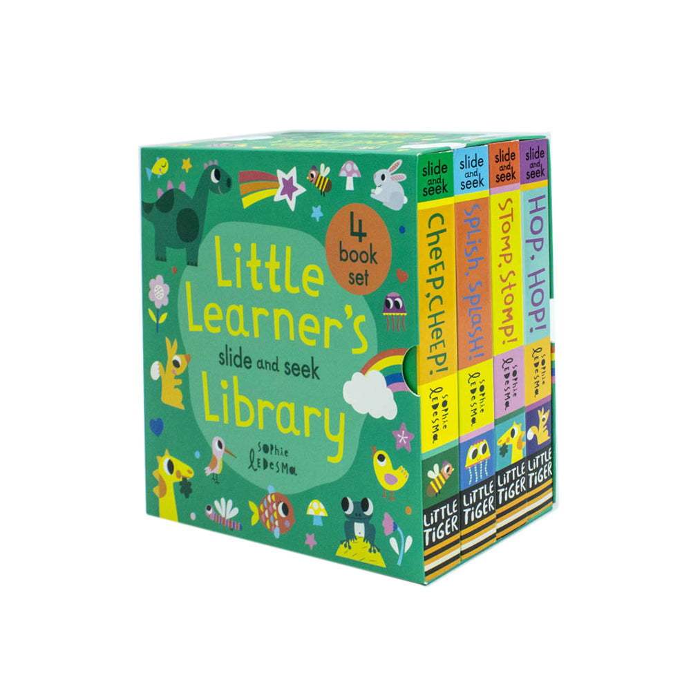 Little Learner's Slide and Seek Series 4 Books Collection Box Set By Sophie Ledesma