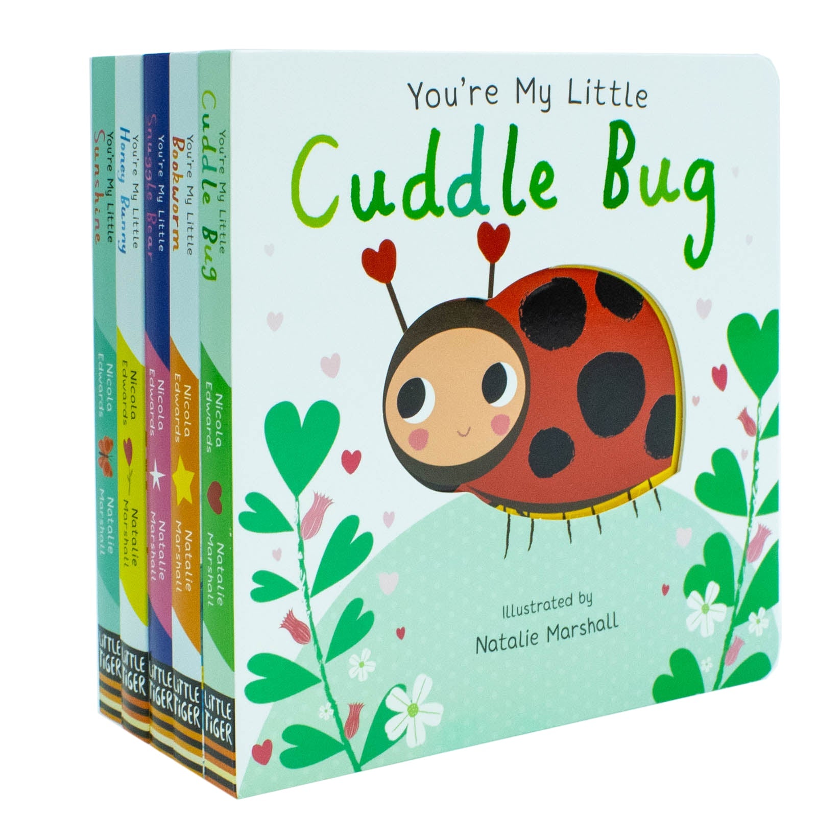 You are My Little Series 5 Books Collection Set By Nicola Edwards & Natalie Marshall(Sunshine, Honey Bunny ,Snuggle Bear, Bookworm & Cuddle Bug)