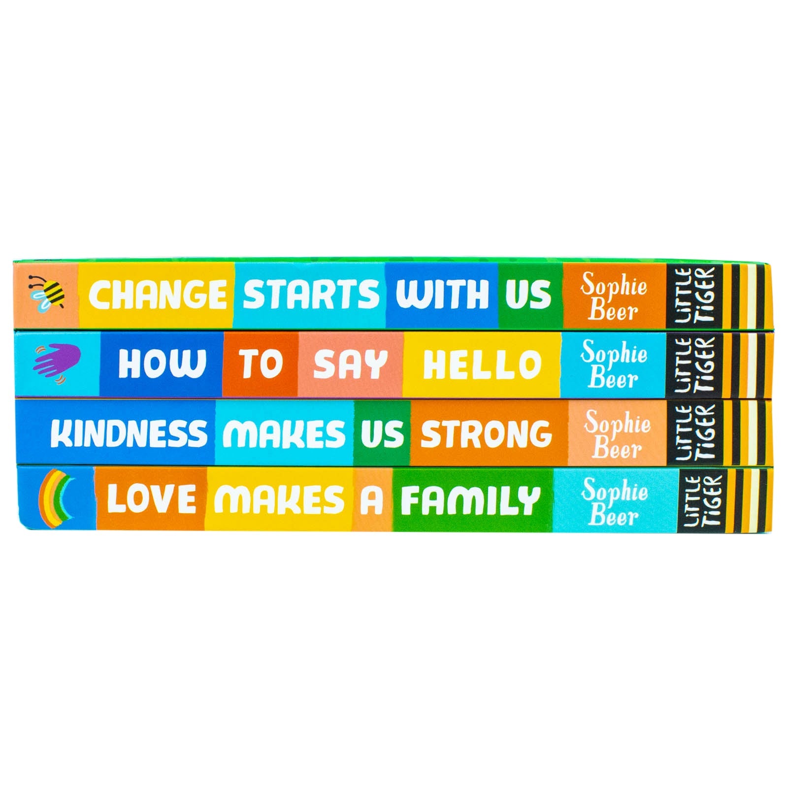 My First Behaviour and Manners Library 4 Books Collection Set by Sophie Beer (Change Starts With Us, Love Makes a Family, Kindness Makes Us Strong, How to Say Hello)