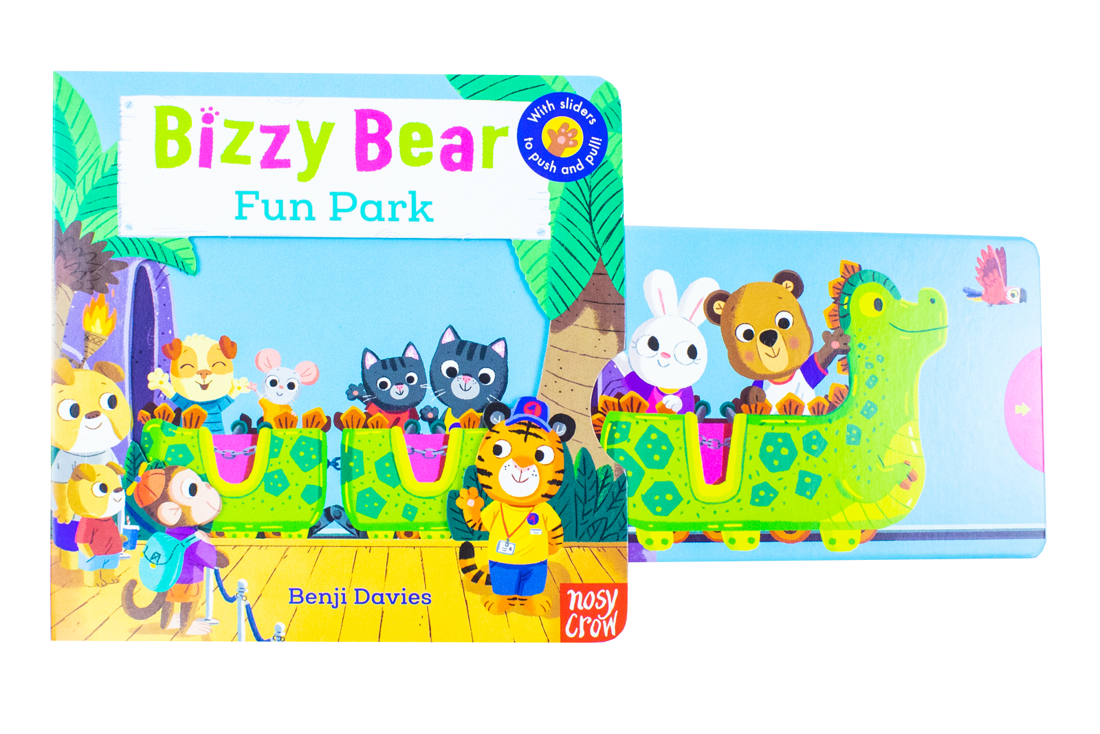 Bizzy Bear Series 5 Books Collection Bundle Set By Benji Davies [Fun Park, Breakdown Truck, Aeroplane Pilot, Pirate Adventure, Dinosaur Safari