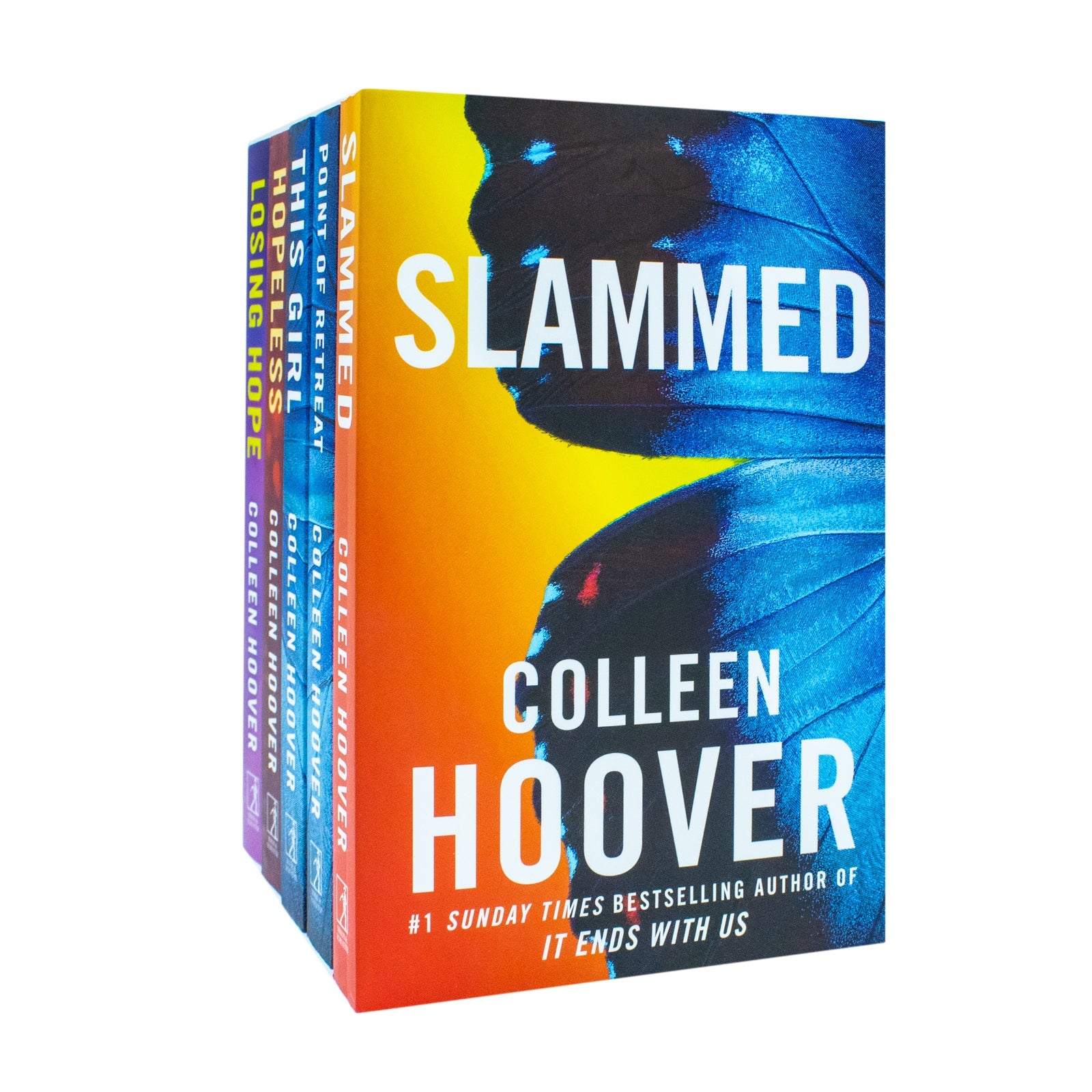 Colleen Hoover Collection 5 Book Set (Slammed, Point of Retreat, This Girl, Hopeless, Losing Hope)