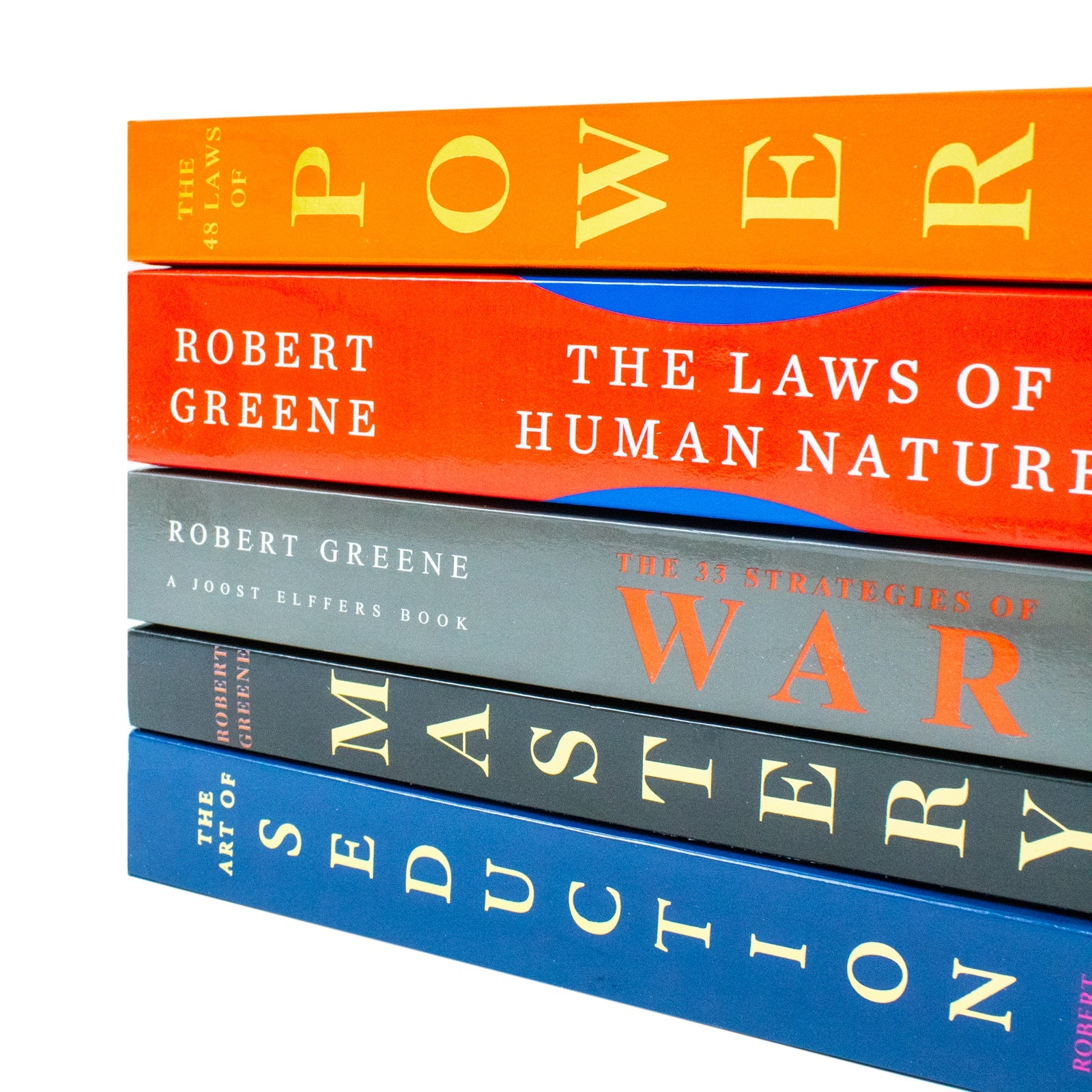 The Modern Machiavellian Series 5 Books Collection Set (The 48 Laws Of Power, The Art of Seduction, Mastery, The Laws of Human Nature & 1 More)