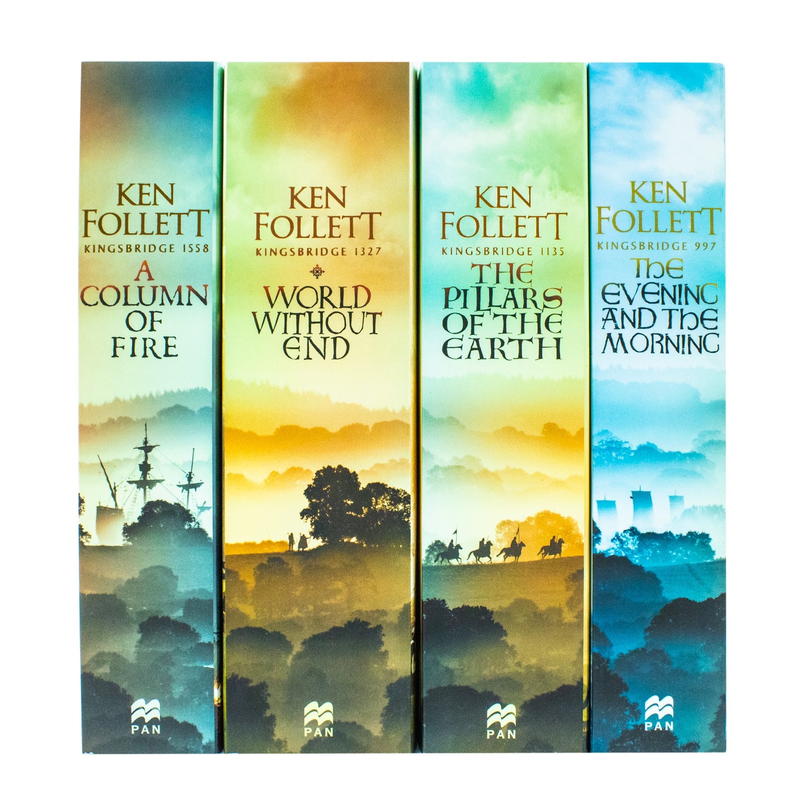 The Kingsbridge Novels 4 Books Collection Set by Ken Follett PB