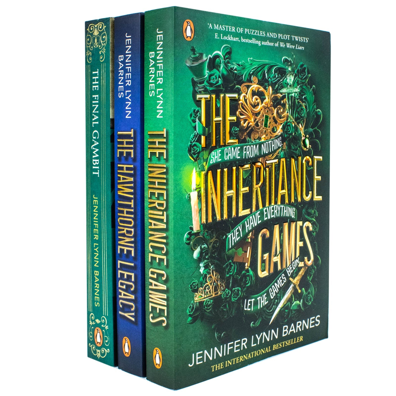 The Inheritance Games Series 3-Book Collection by Jennifer Lynn Barnes – Thrilling YA Mystery Adventure with Puzzles & Twists (Paperback Set)