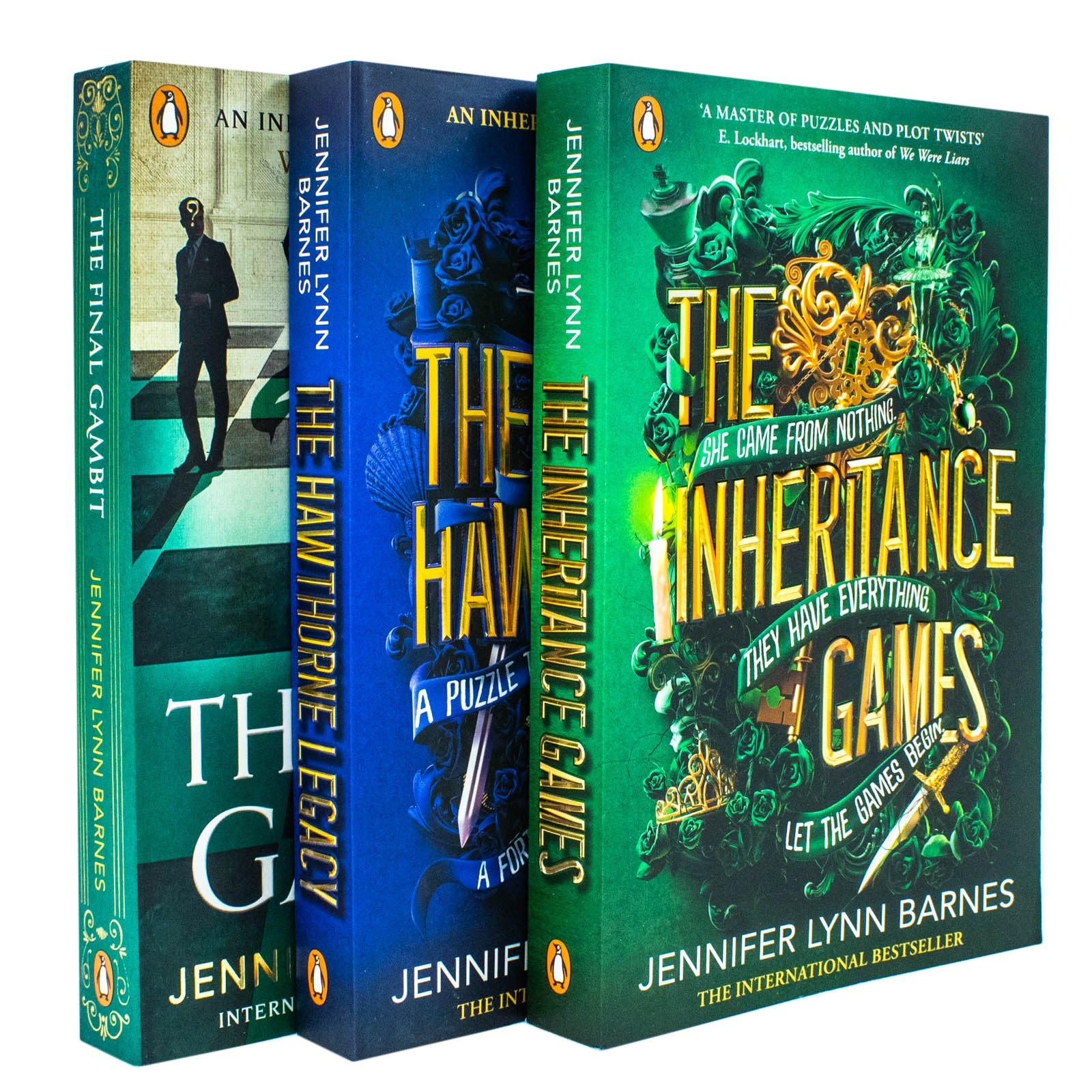 The Inheritance Games Series 3-Book Collection by Jennifer Lynn Barnes – Thrilling YA Mystery Adventure with Puzzles & Twists (Paperback Set)