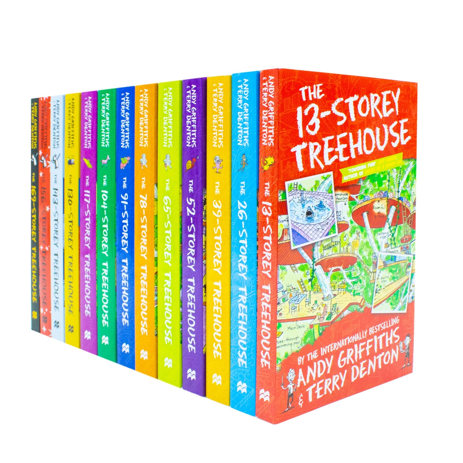 The Treehouse Series 1-13 Books Collection Set by Andy Griffiths & Terry Denton