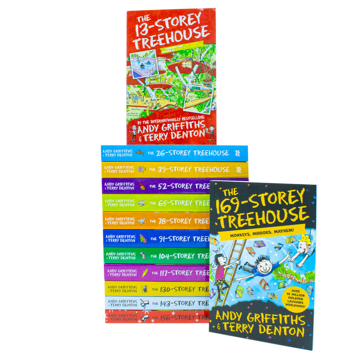 The Treehouse Series 1-13 Books Collection Set by Andy Griffiths & Terry Denton