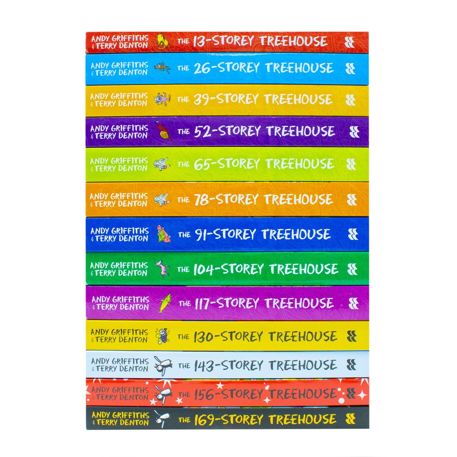 The Treehouse Series 1-13 Books Collection Set by Andy Griffiths & Terry Denton