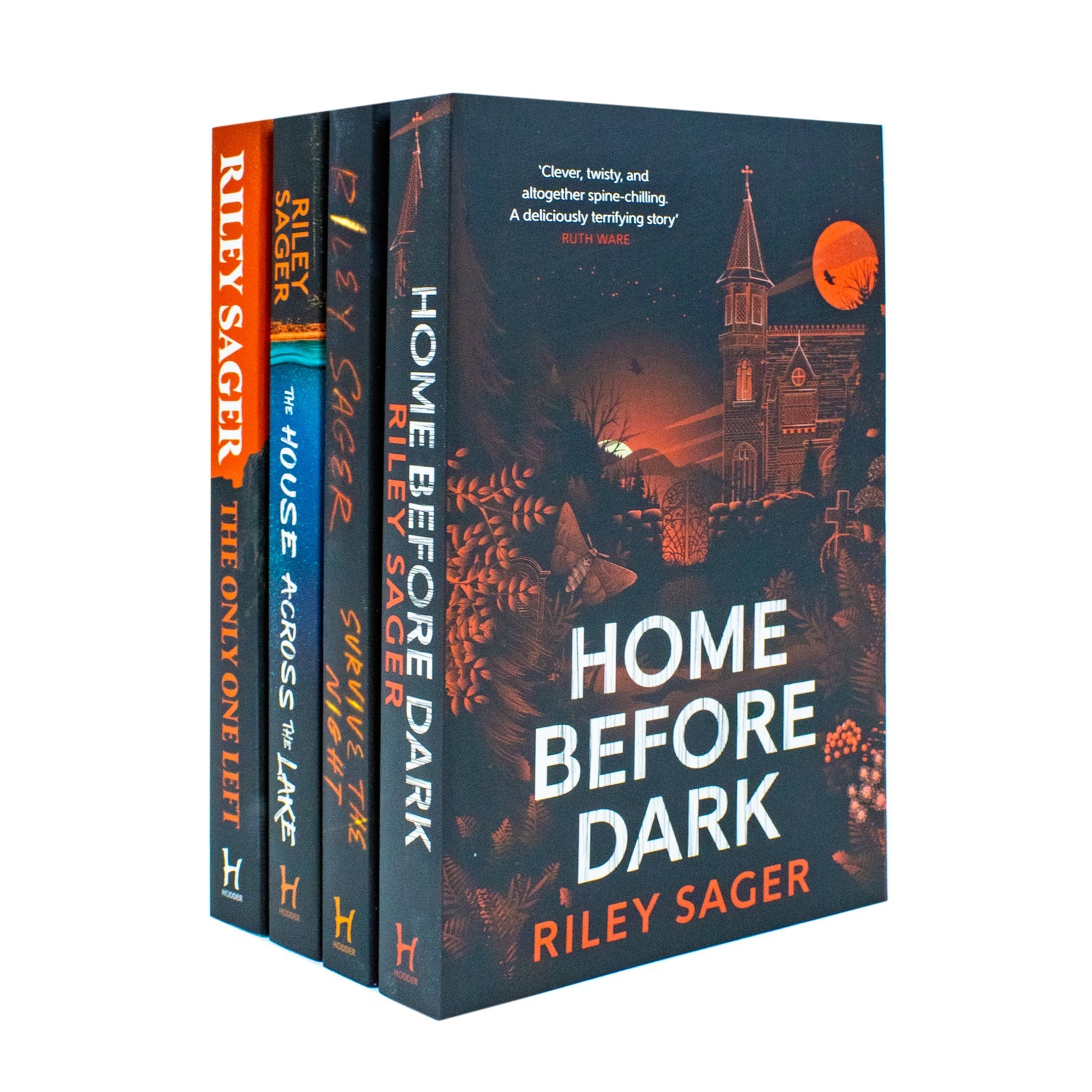 Riley Sager Collection 4 Books Set (Home Before Dark, Survive The Night, The House Across The Lake & The Only One Left)