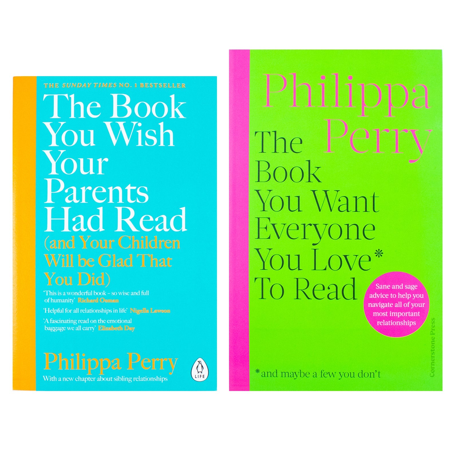 Philippa Perry Collection 2 Books Set (The Book You Want Everyone You Love To Read and The Book You Wish Your Parents Had Read)