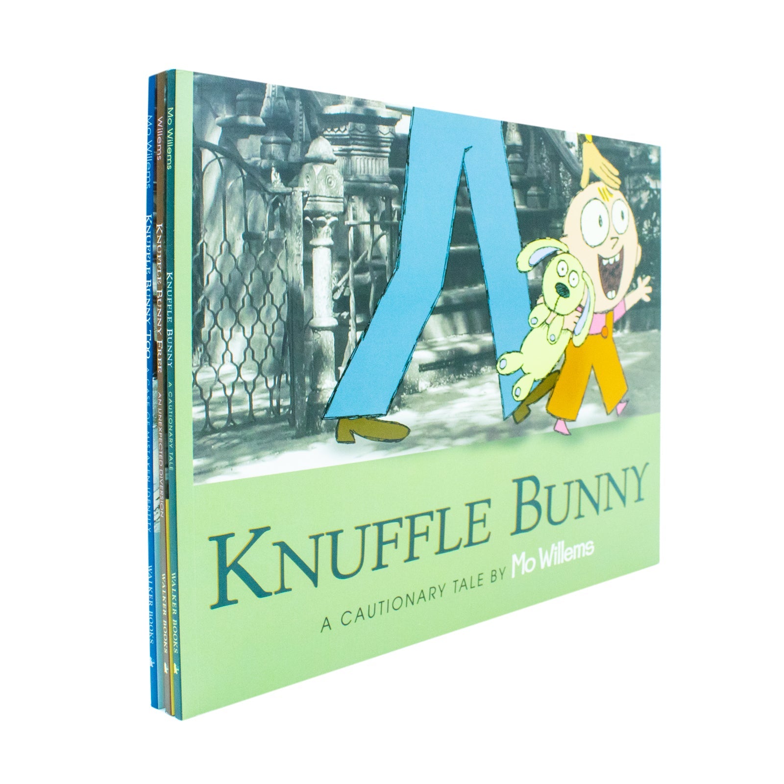 Knuffle Bunny Series Collection 3 Books Set By Mo Willems (Knuffle Bunny, Knuffle Bunny Too and Knuffle Bunny Free)