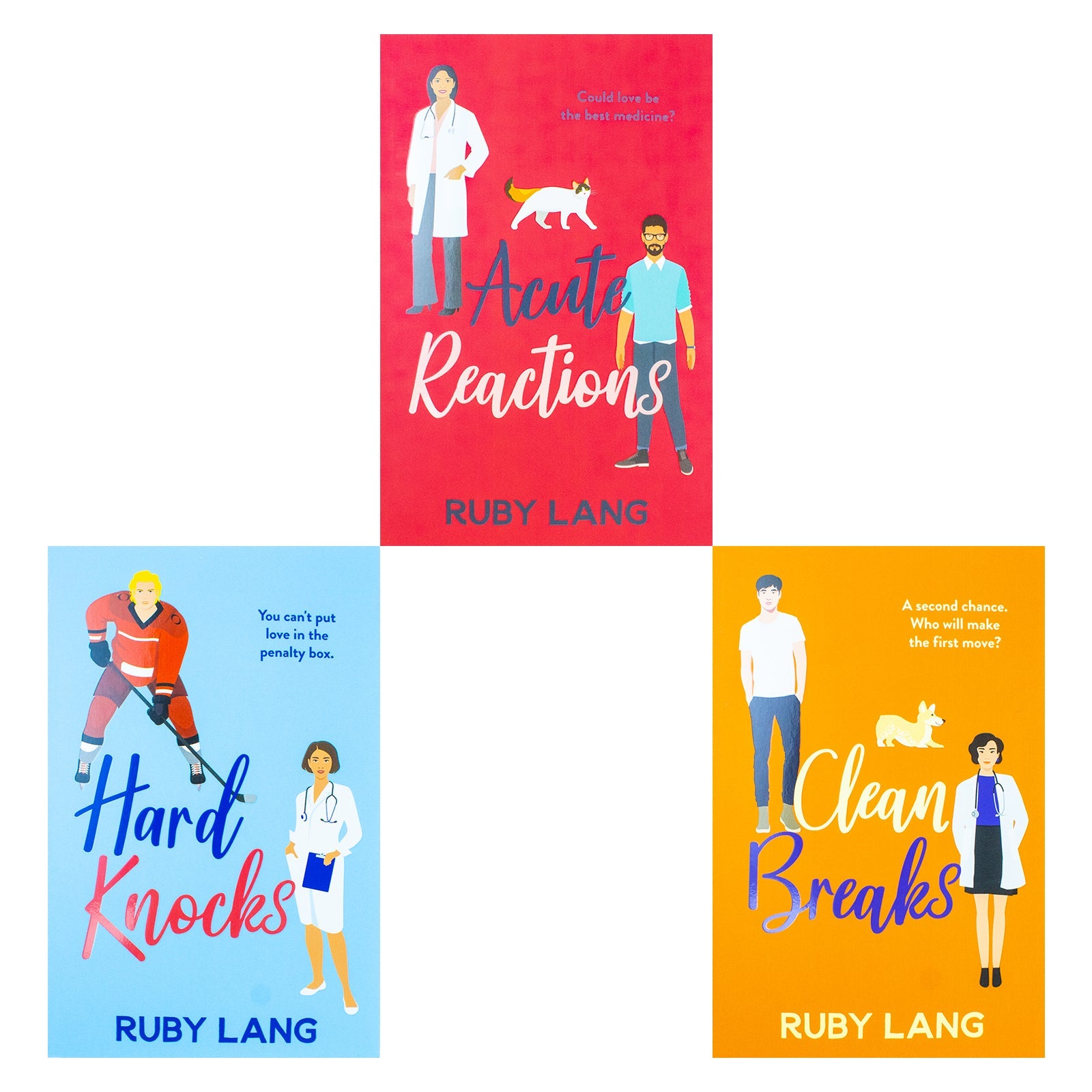 Ruby Lang Practice Perfect Series 3 Books Collection Set (Hard Knocks, Clean Breaks & Acute Reactions)