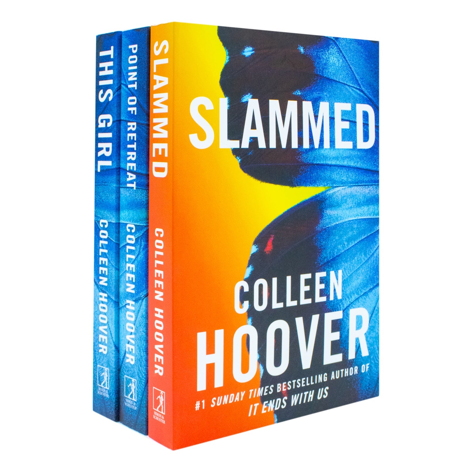 Colleen Hoover Slammed Series 3 Books Collection Set (Slammed, Point of Retreat & This Girl)