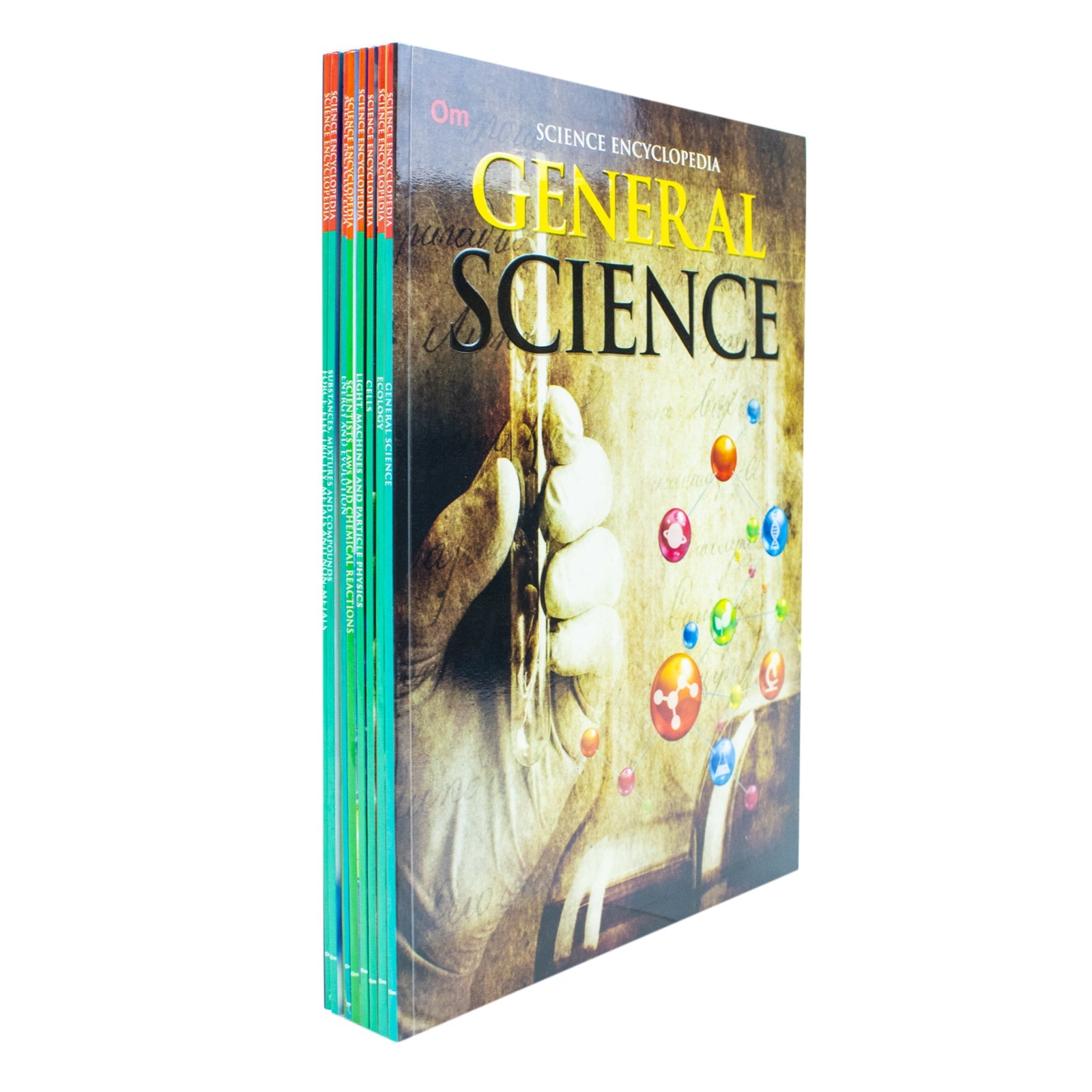 Encyclopedia Of Science 8 Books Collection Set ( Cells, Ecology,  Light, Machines and Particle Physics & More!)