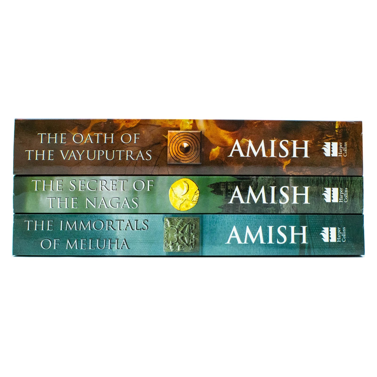 The Shiva Trilogy By Amish Tripathi: (The Immortals of Meluha, The Secret of The Nagas, The Oath of the Vayuputras)