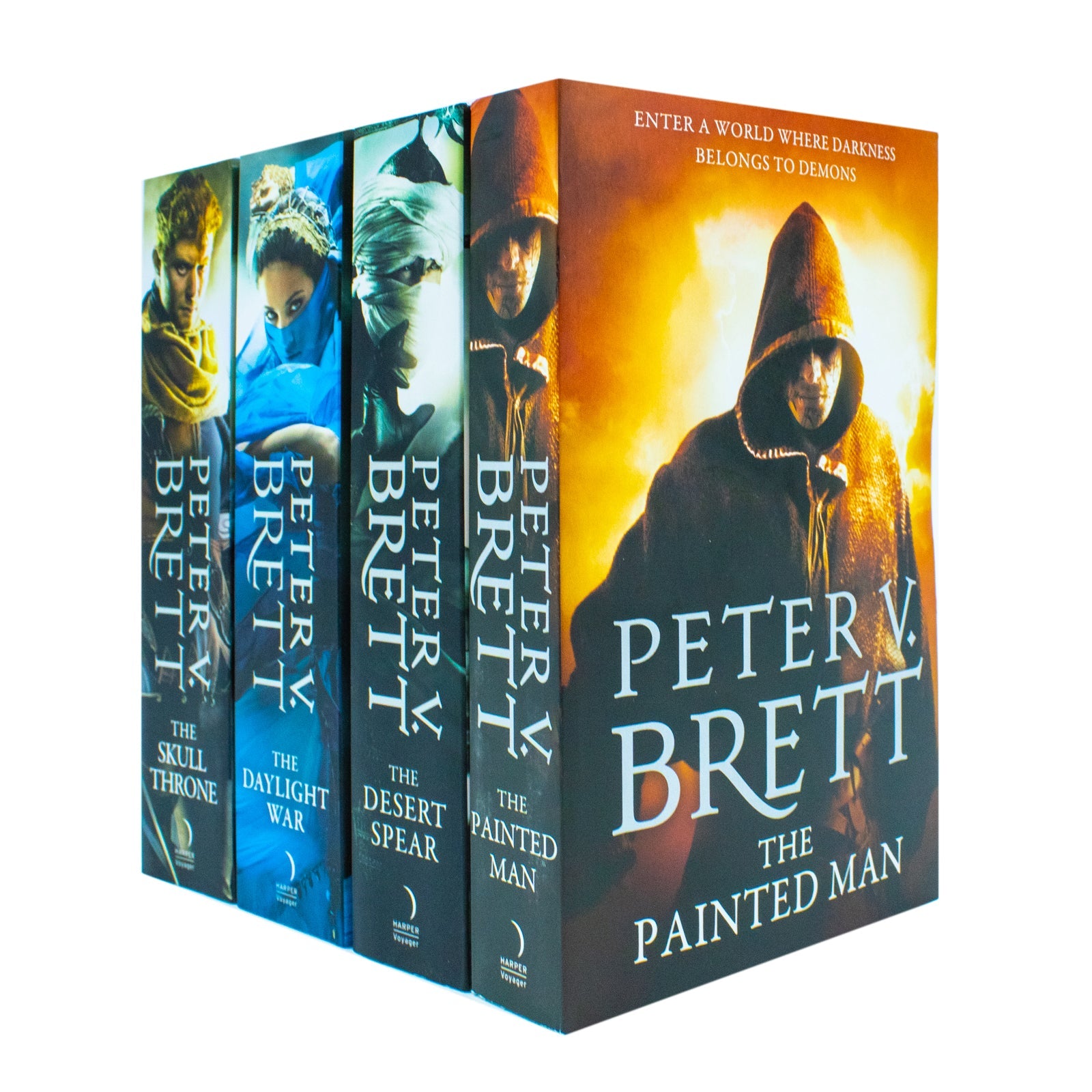 Demon Cycle Series 4 Books Collections Set By Peter V. Brett Inc Desert Spear